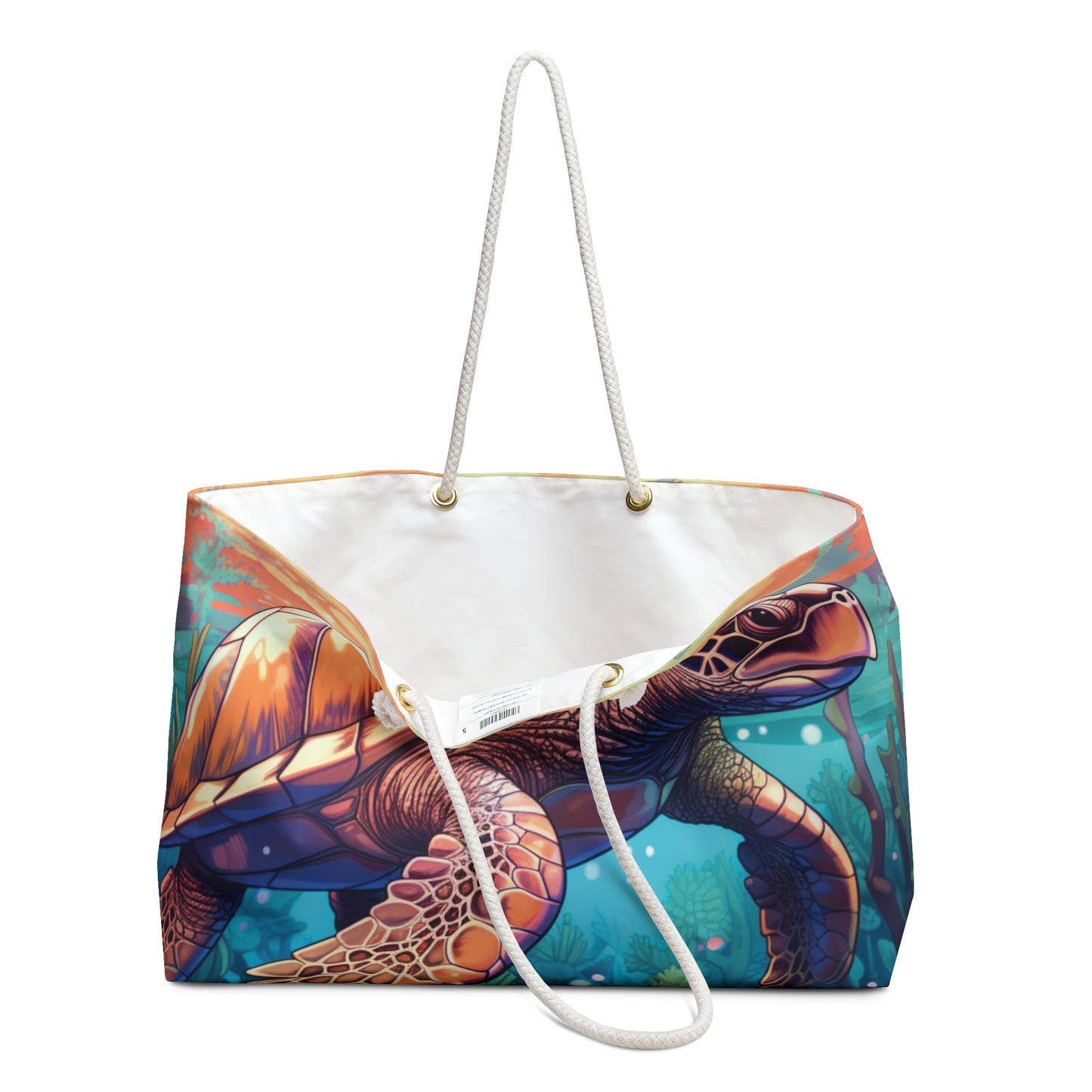 Weekender Bag, Turtle, Large Weekender Bag, Beach Bag