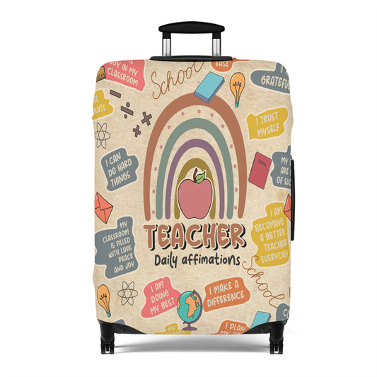 Luggage Cover, Teacher, Daily Affirmations, awd-1755