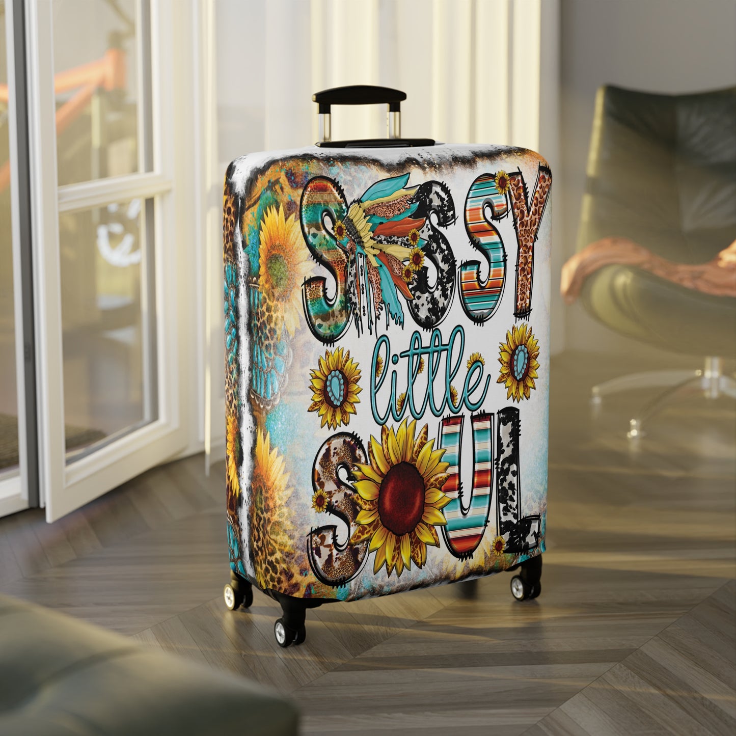 Luggage Cover, Country and Western, Sassy Little Soul, awd-1015