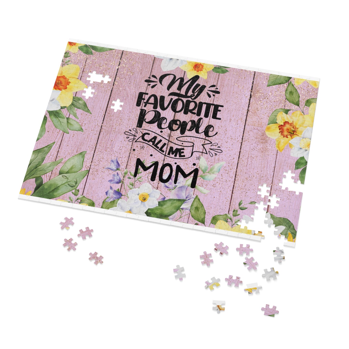 Jigsaw Puzzle, My Favorite People call me Mom, Personalised/Non-Personalised (30, 110, 252, 500,1000-Piece)