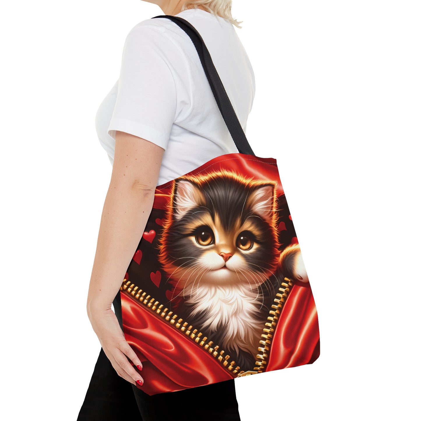 Tote Bag, Cat, Personalised/Non-Personalised Tote bag