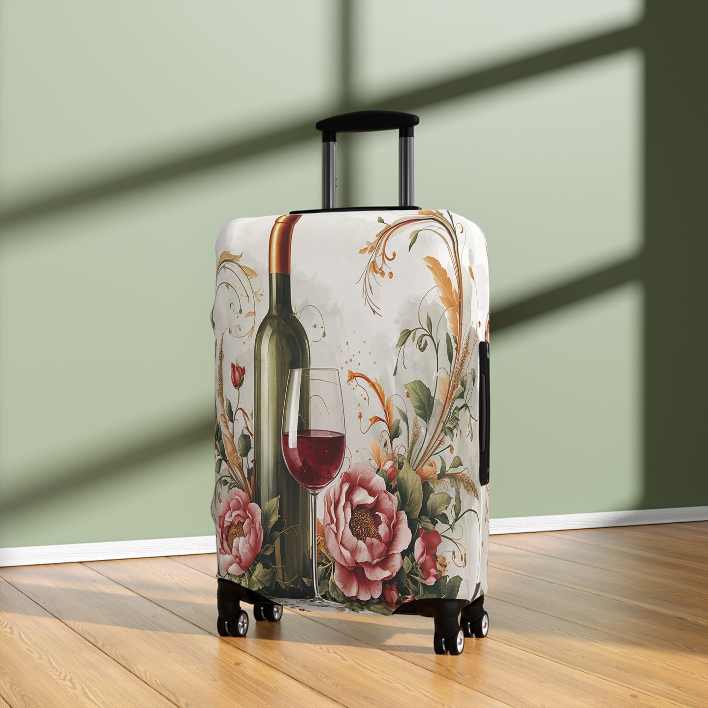 Luggage Cover, Wine and Roses, awd-1767