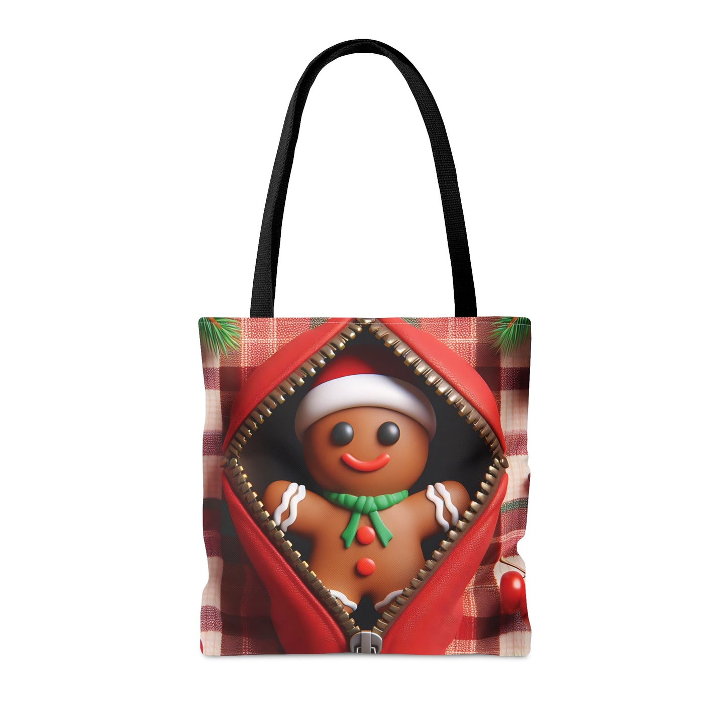 Tote Bag, Christmas, Gingerbread Man