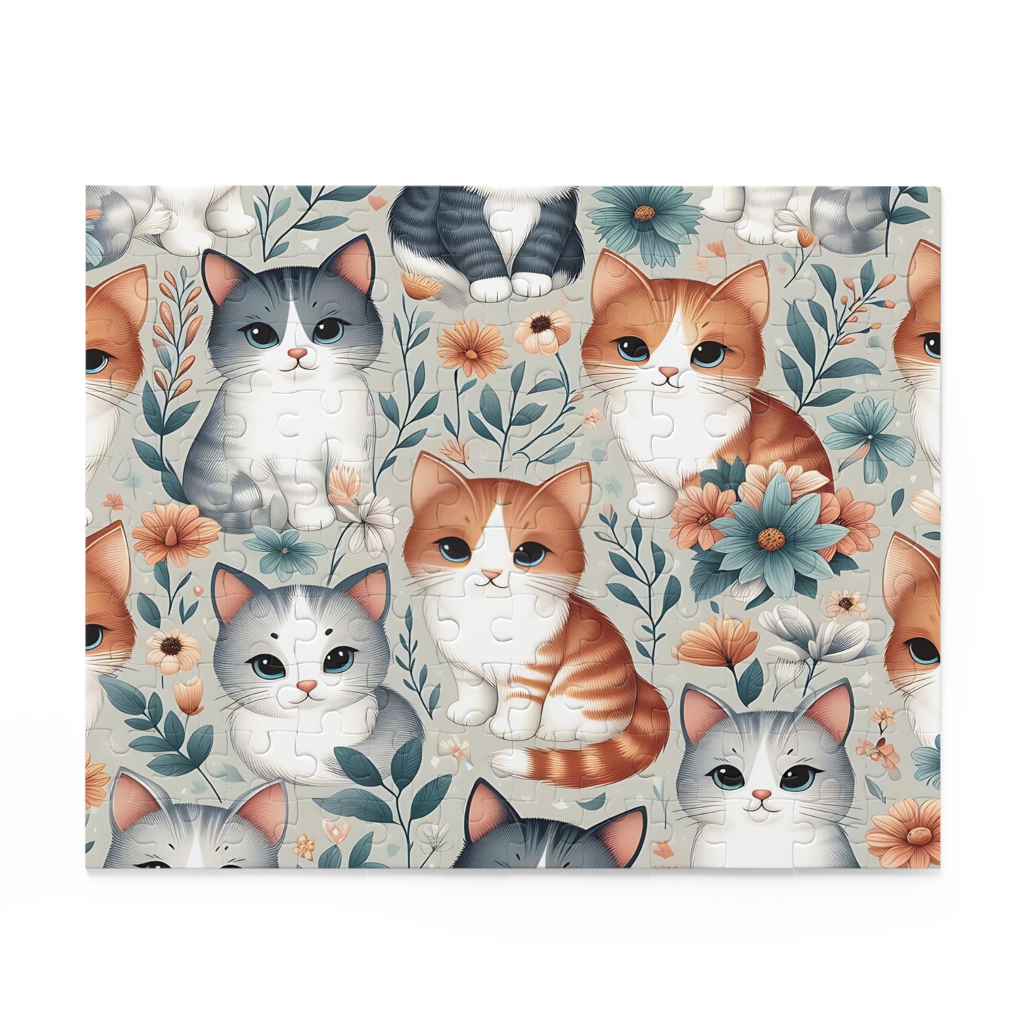 Personalised/Non-Personalised Puzzle, Cats (120, 252, 500-Piece)