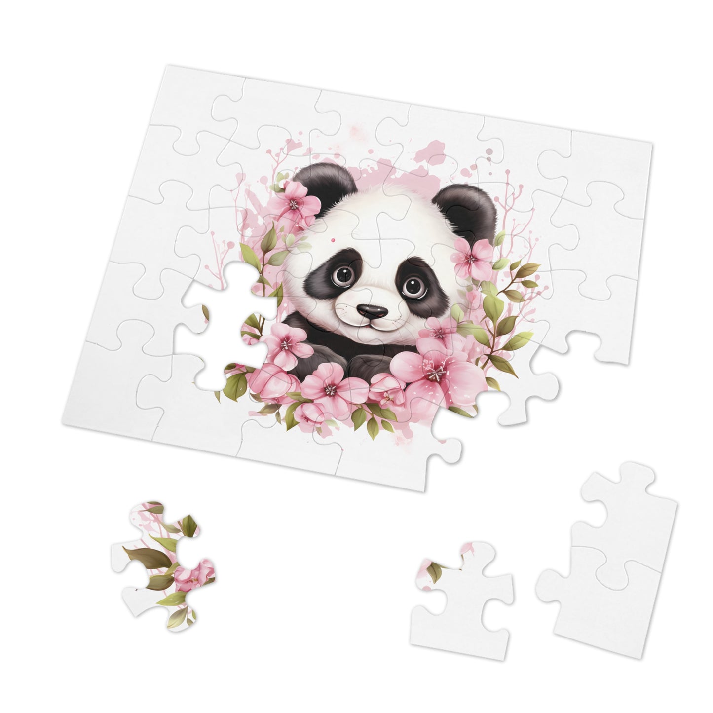 Jigsaw Puzzle, Panda, Personalised/Non-Personalised (30, 110, 252, 500,1000-Piece)