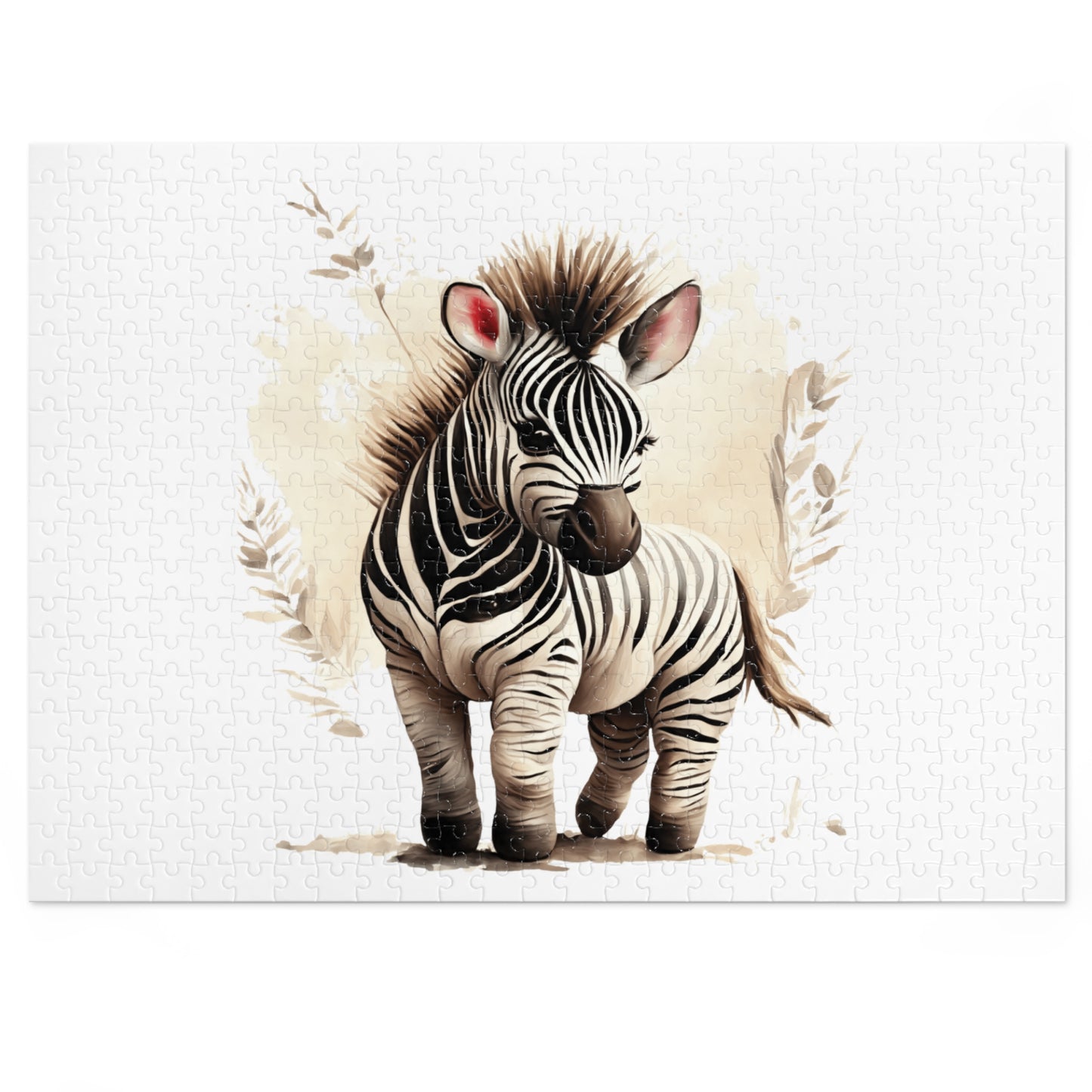 Jigsaw Puzzle, Zebra, Personalised/Non-Personalised (30, 110, 252, 500,1000-Piece)