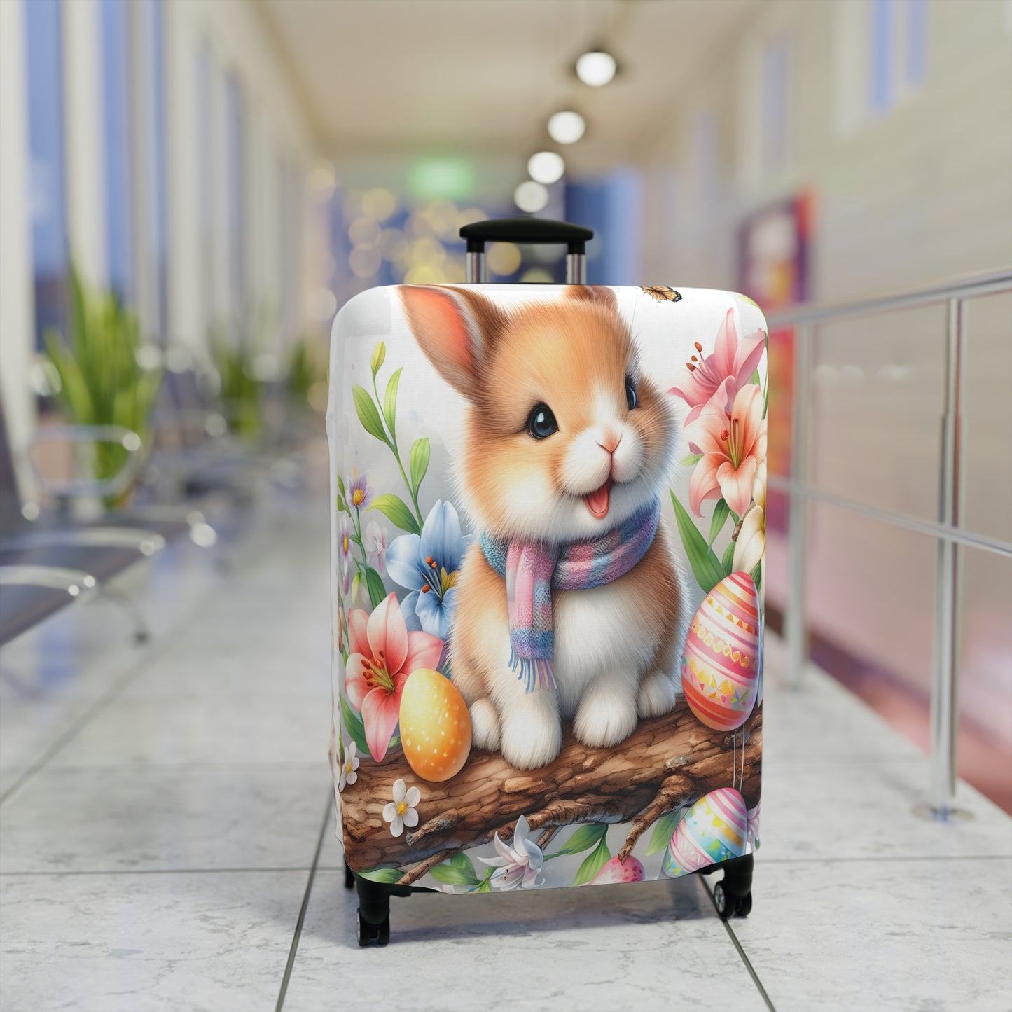 Luggage Cover, Easter, Rabbit, awd-1623