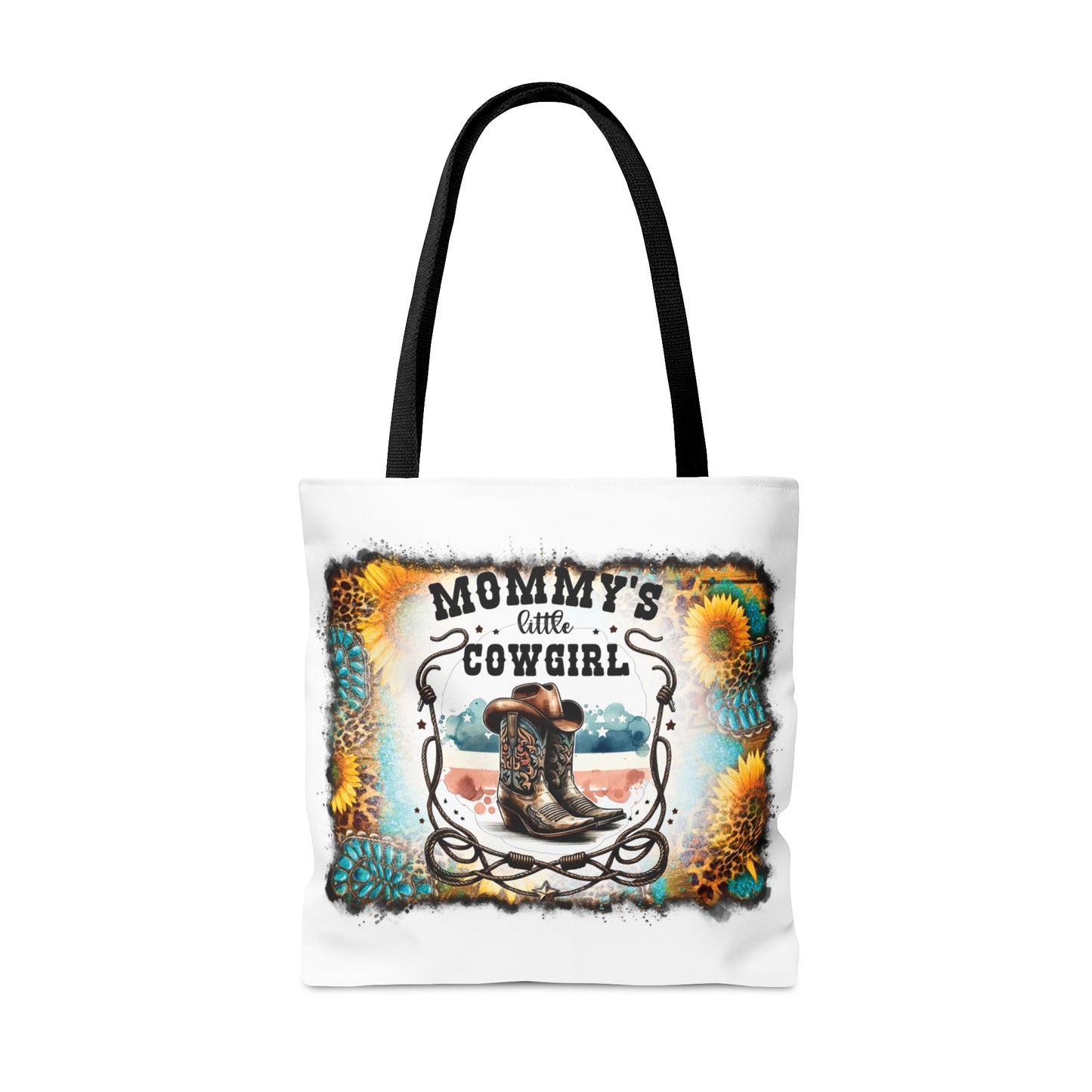 Tote Bag, Western, Momm'y Little Cowgirl