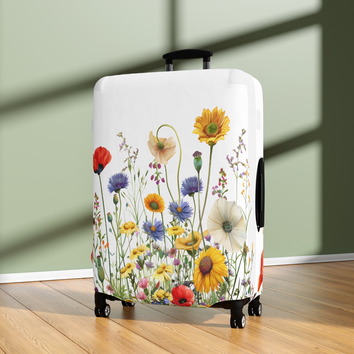 Luggage Cover, Floral, Wildflowers, awd-3044