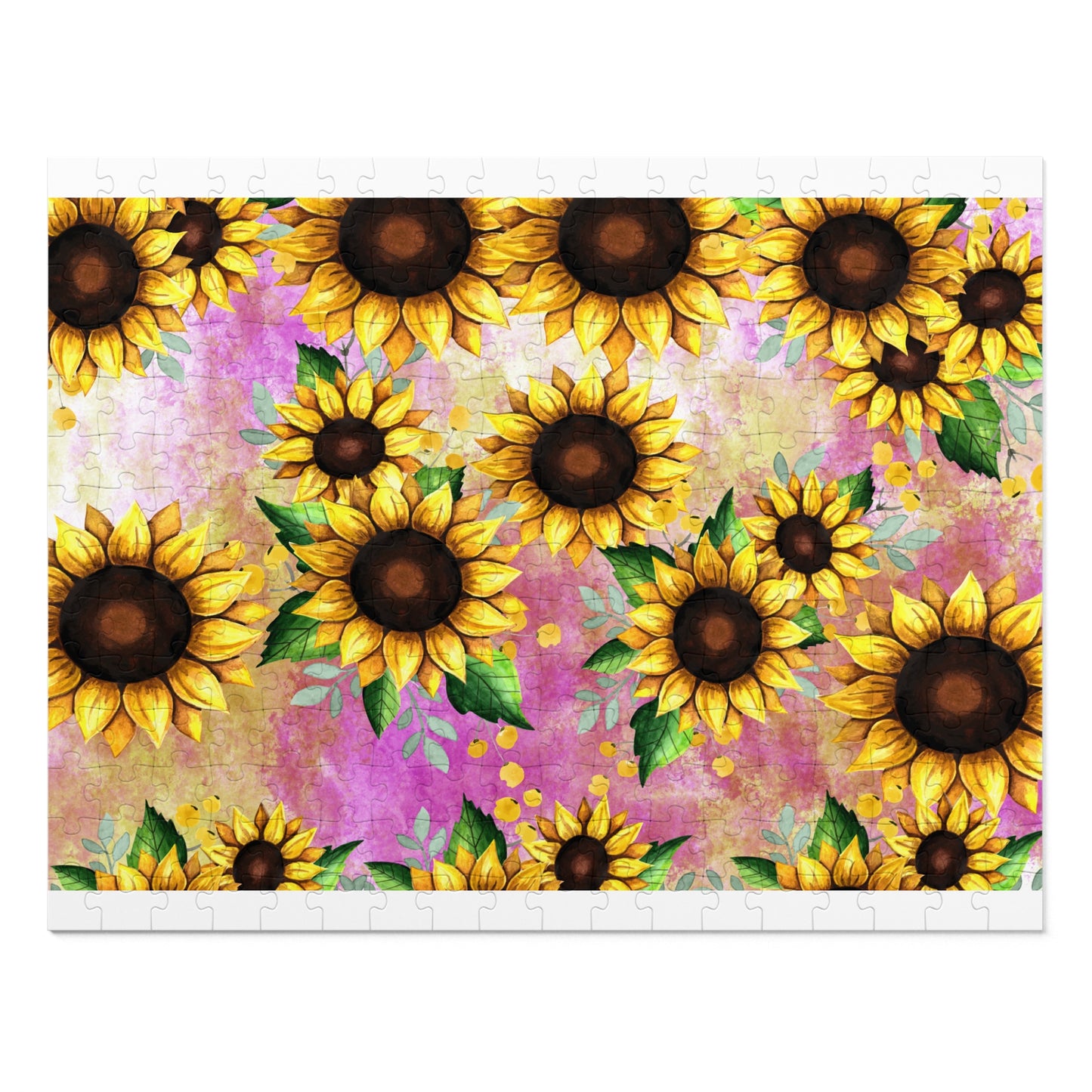 Jigsaw Puzzle, Sunflower, Personalised/Non-Personalised (30, 110, 252, 500,1000-Piece)