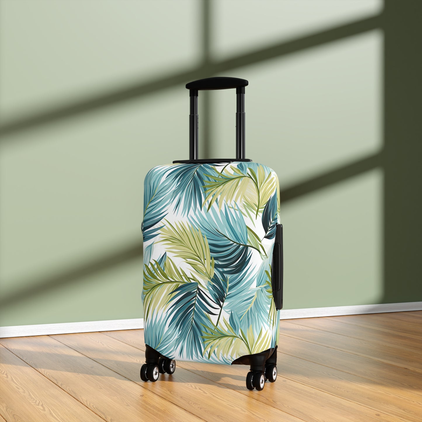 Luggage Cover, Tropical Leaves