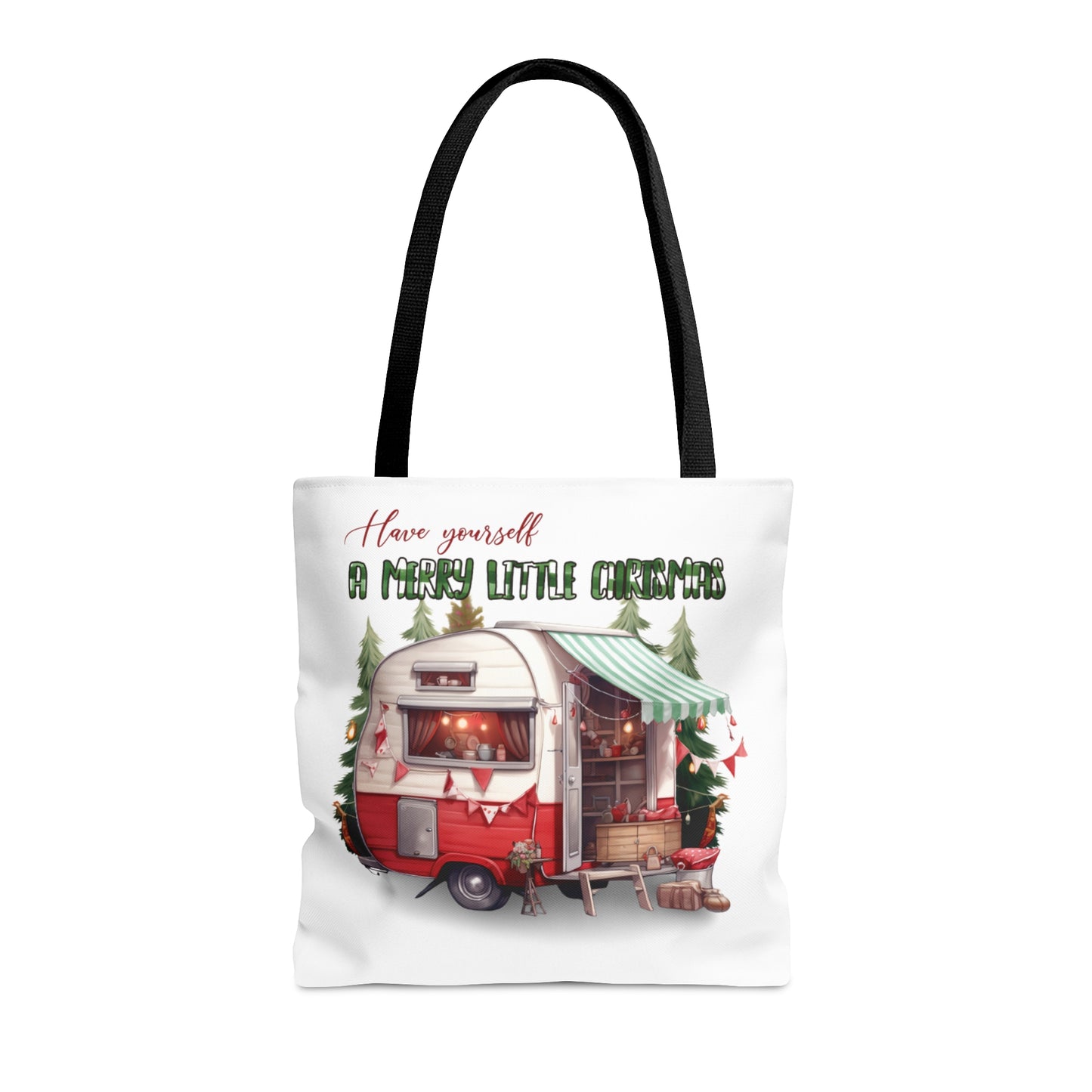 Tote Bag, Christmas, Camper