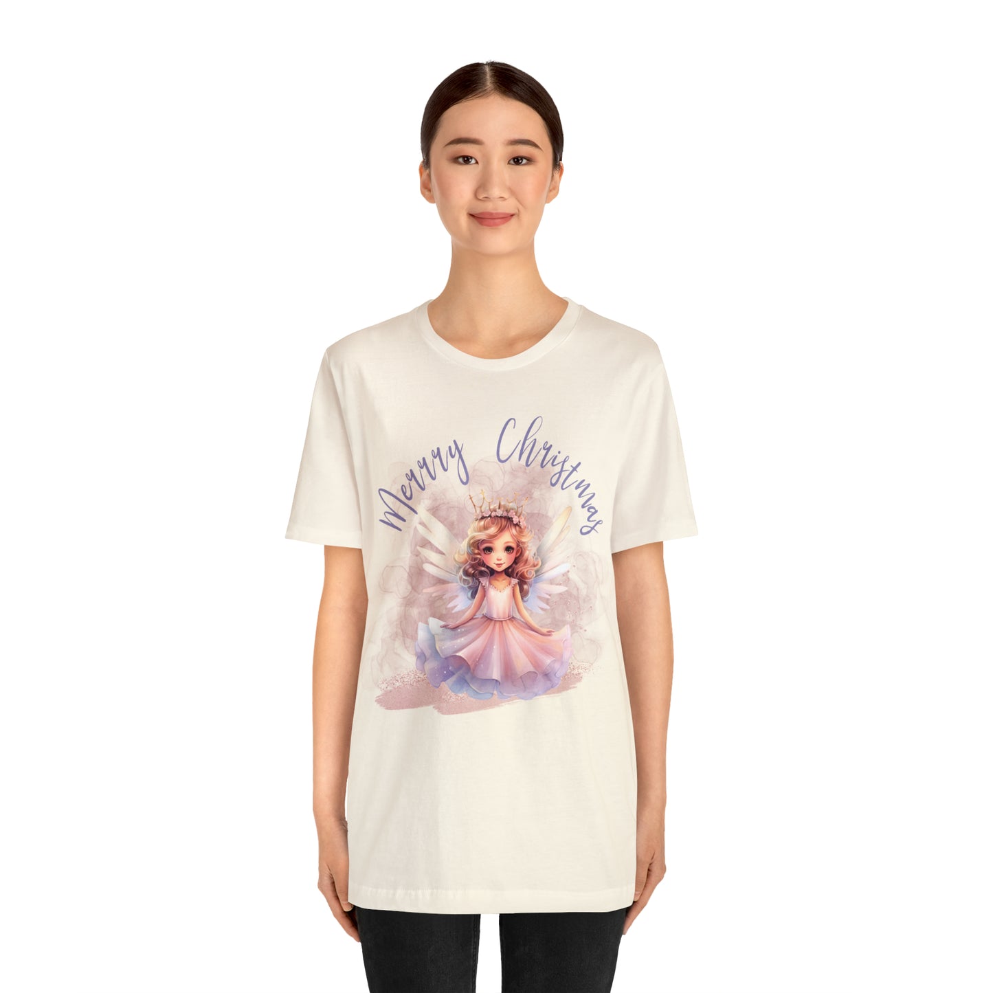 Unisex Jersey Short Sleeve Tee Christmas, Women's Fairy TShirt -A00001