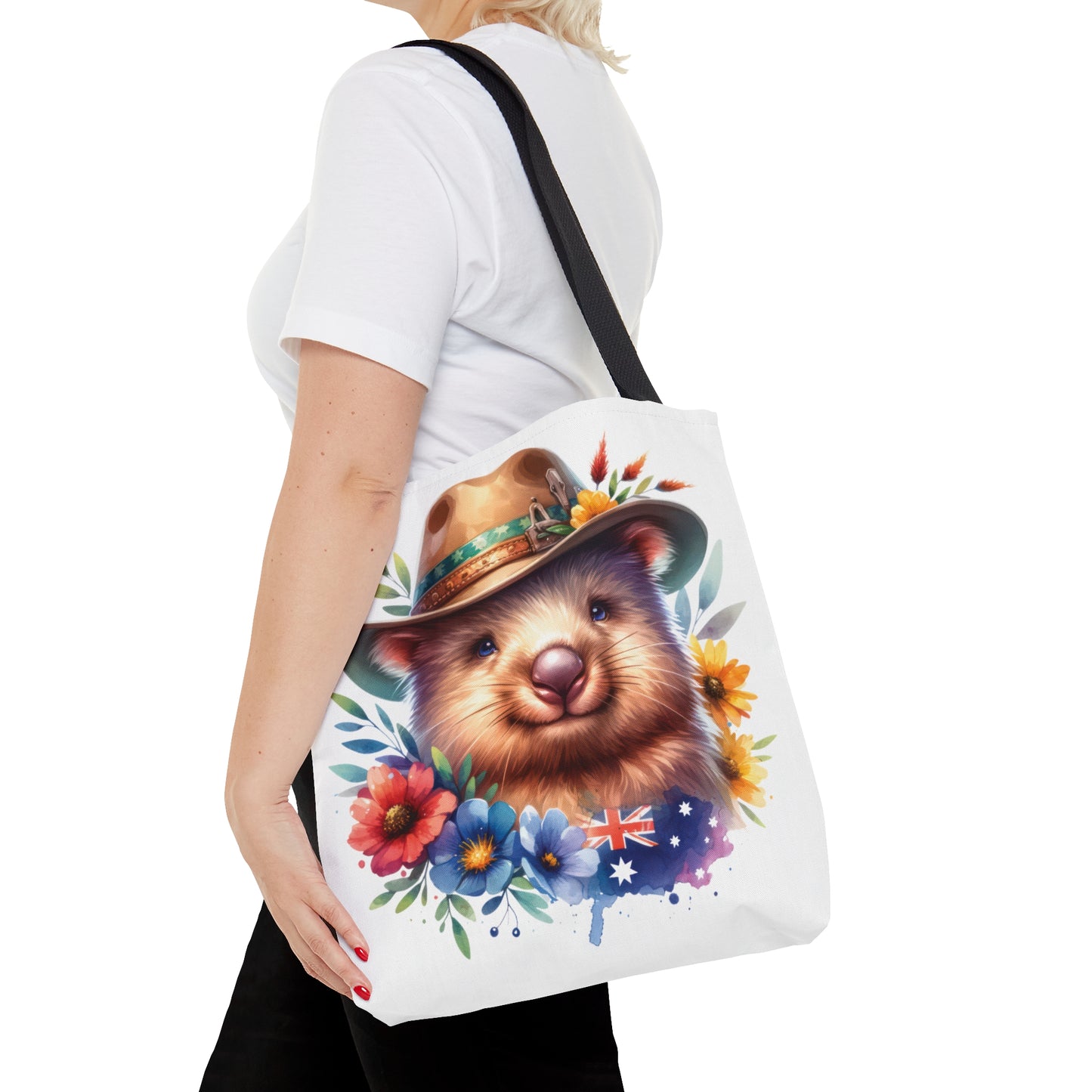 Tote Bag, Australian Animals, Wombat, Personalised/Non-Personalised Tote bag