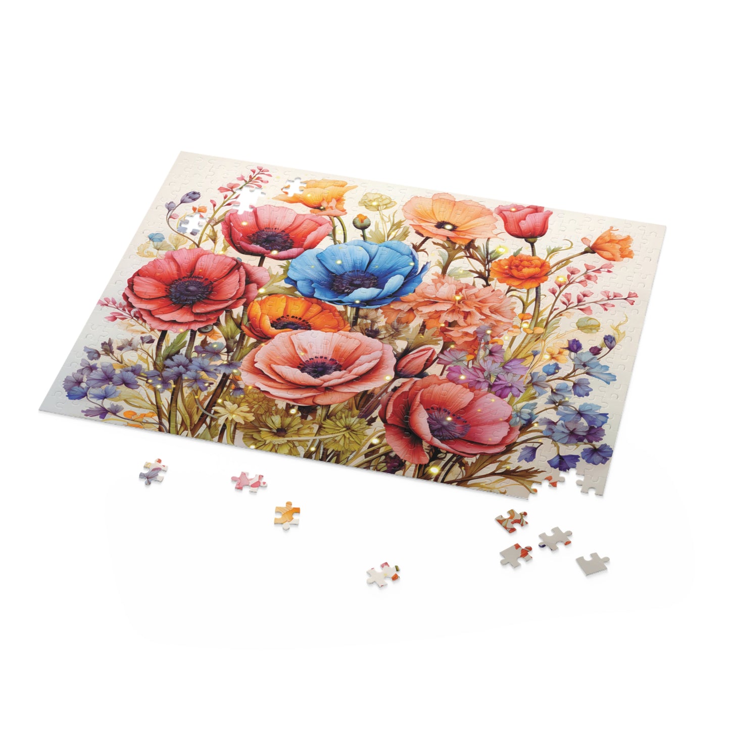 Personalised/Non-Personalised Puzzle, Floral (120, 252, 500-Piece)