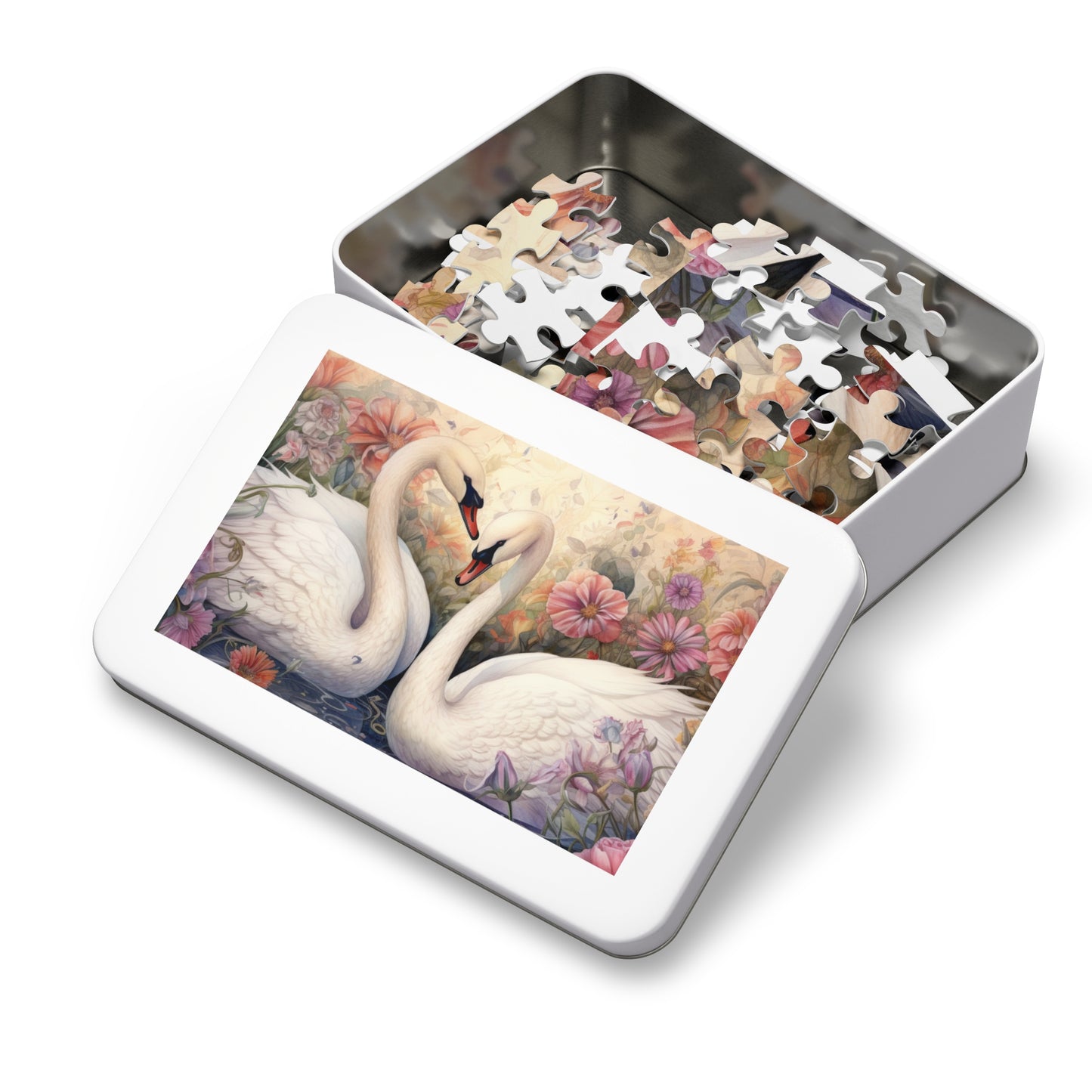 Jigsaw Puzzle, Swan, Personalised/Non-Personalised (30, 110, 252, 500,1000-Piece)