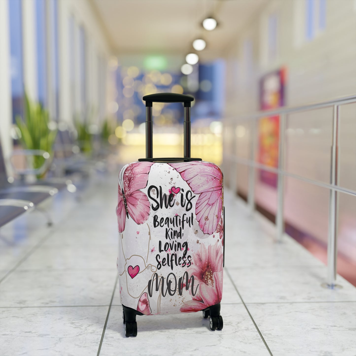 Luggage Cover, She is Beautiful, Kind, Loving, Selfless, Mom, awd-1717