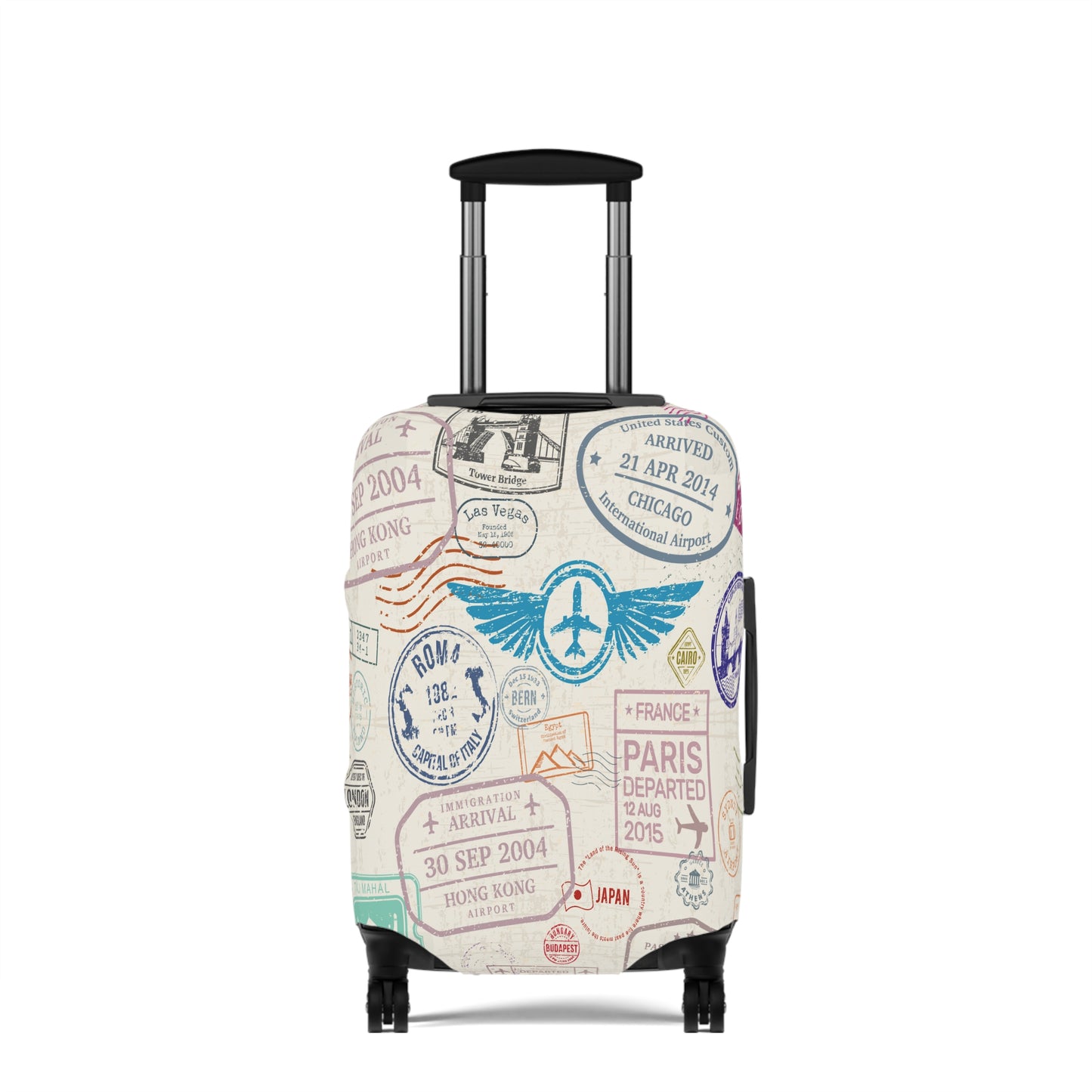 Luggage Cover, Travel Print, awd-1440