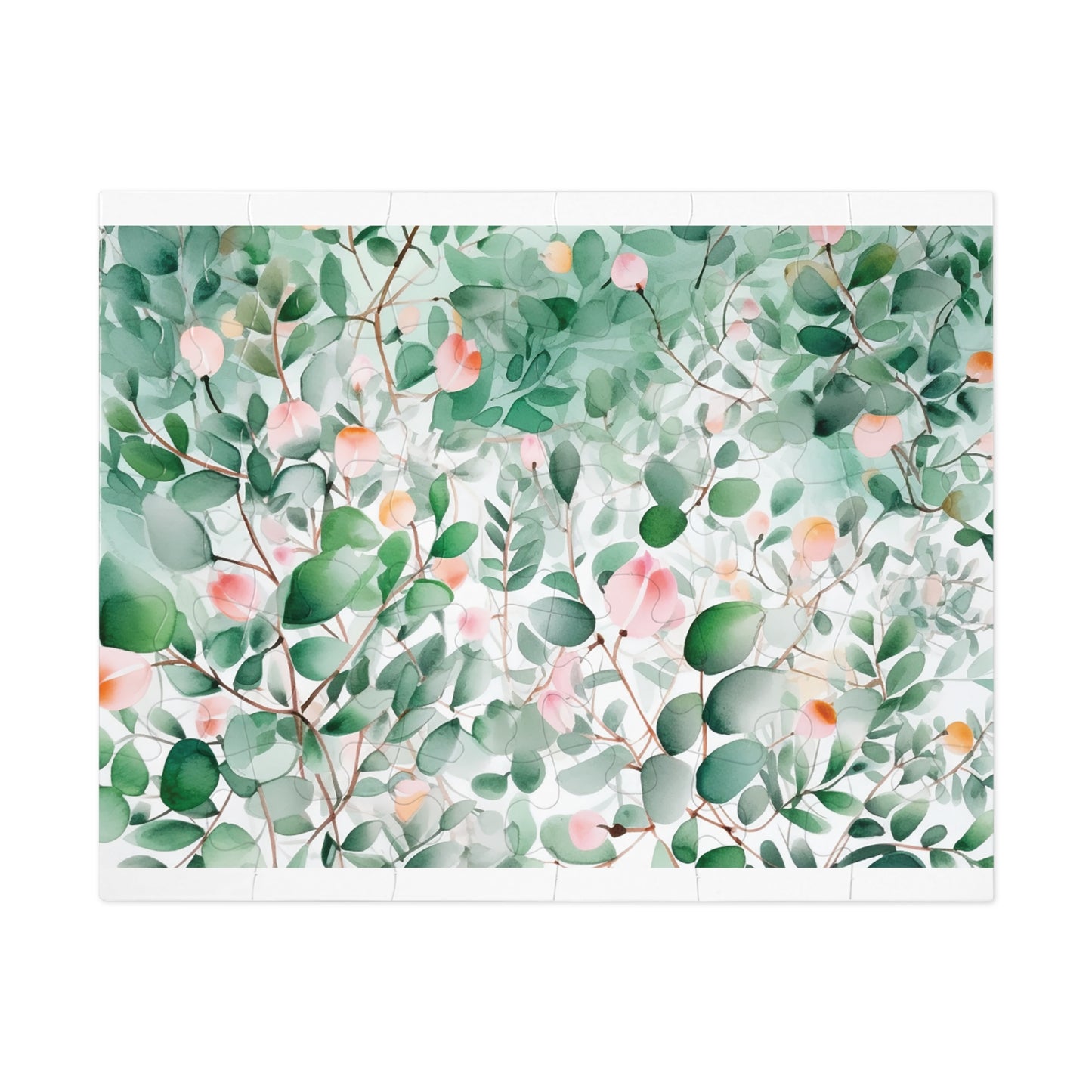 Jigsaw Puzzle, Eucalyptus Leaves, Personalised/Non-Personalised (30, 110, 252, 500,1000-Piece)