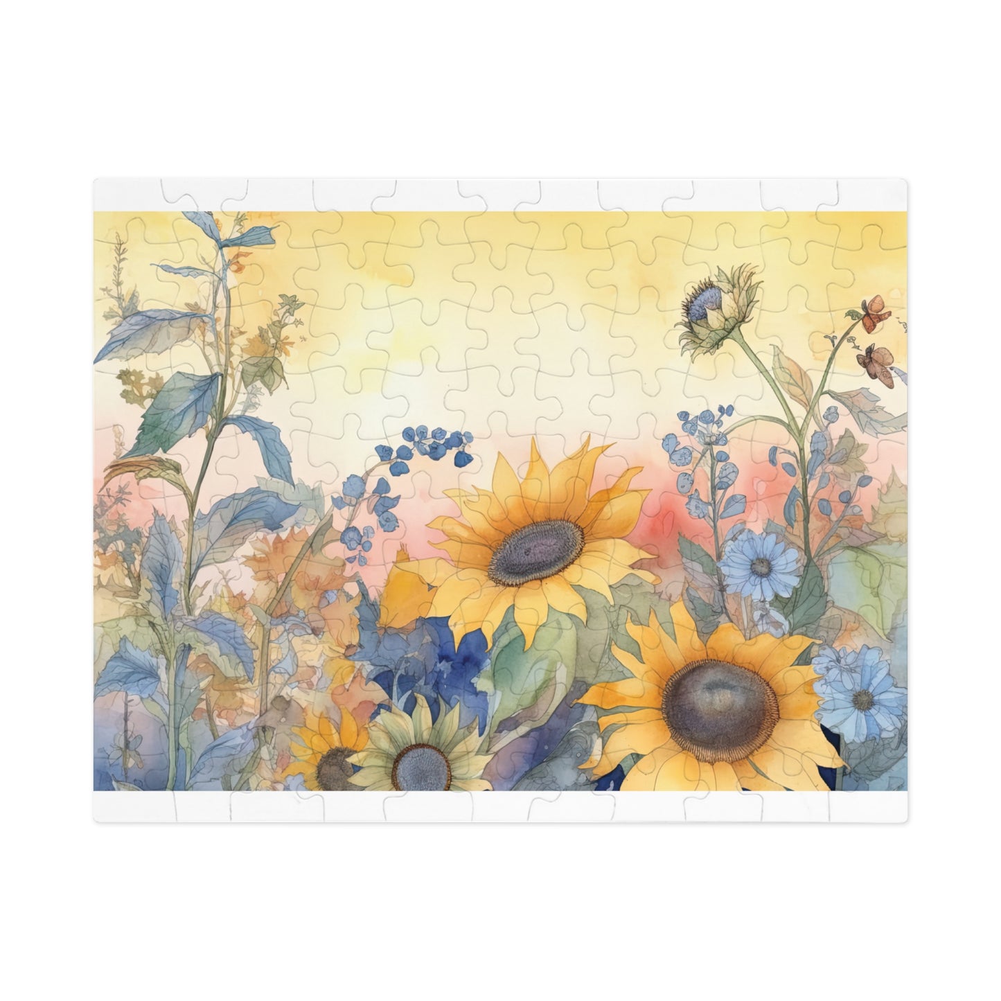 Jigsaw Puzzle, Floral, Personalised/Non-Personalised (30, 110, 252, 500,1000-Piece)