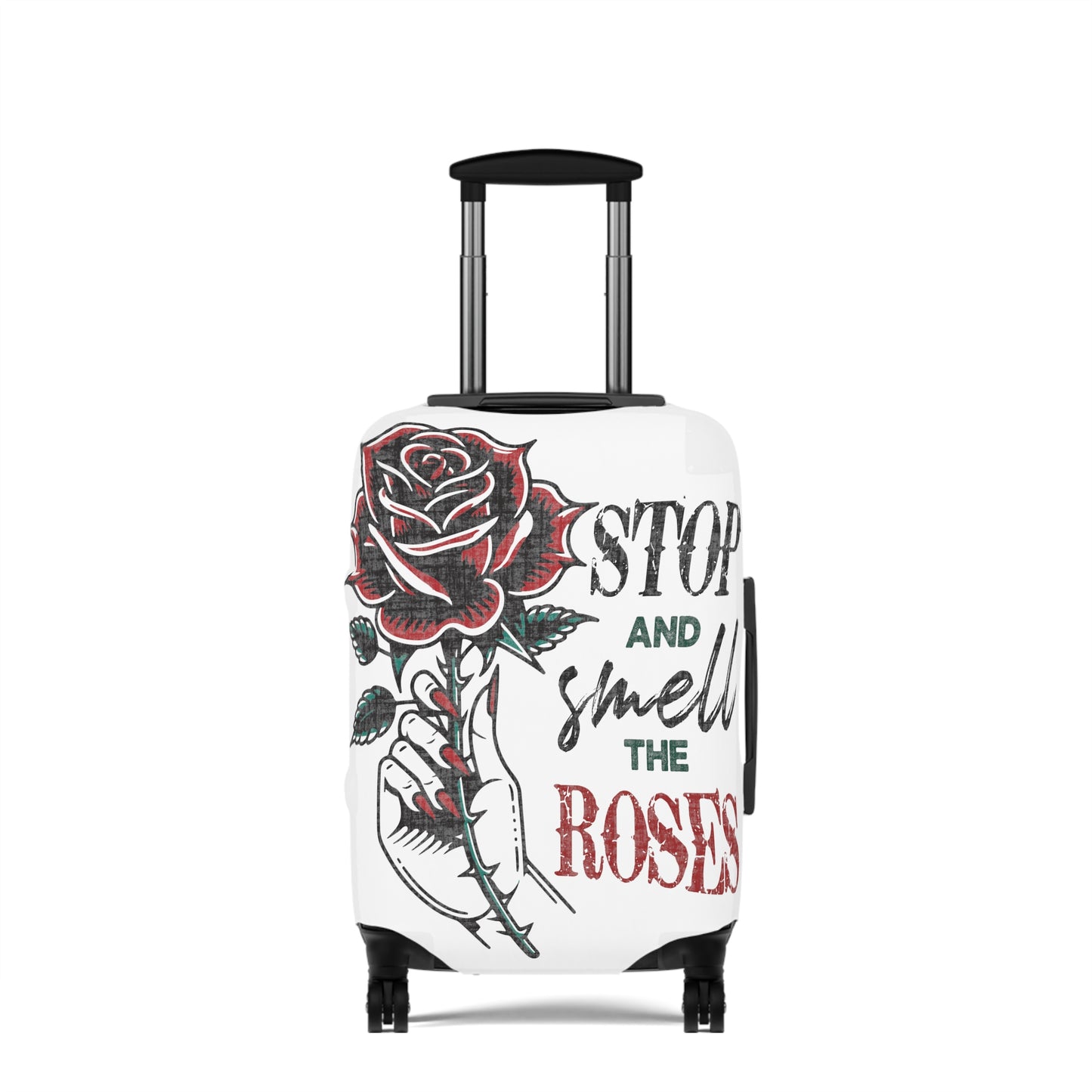 Luggage Cover, Stop and Smell the Roses, awd-1656