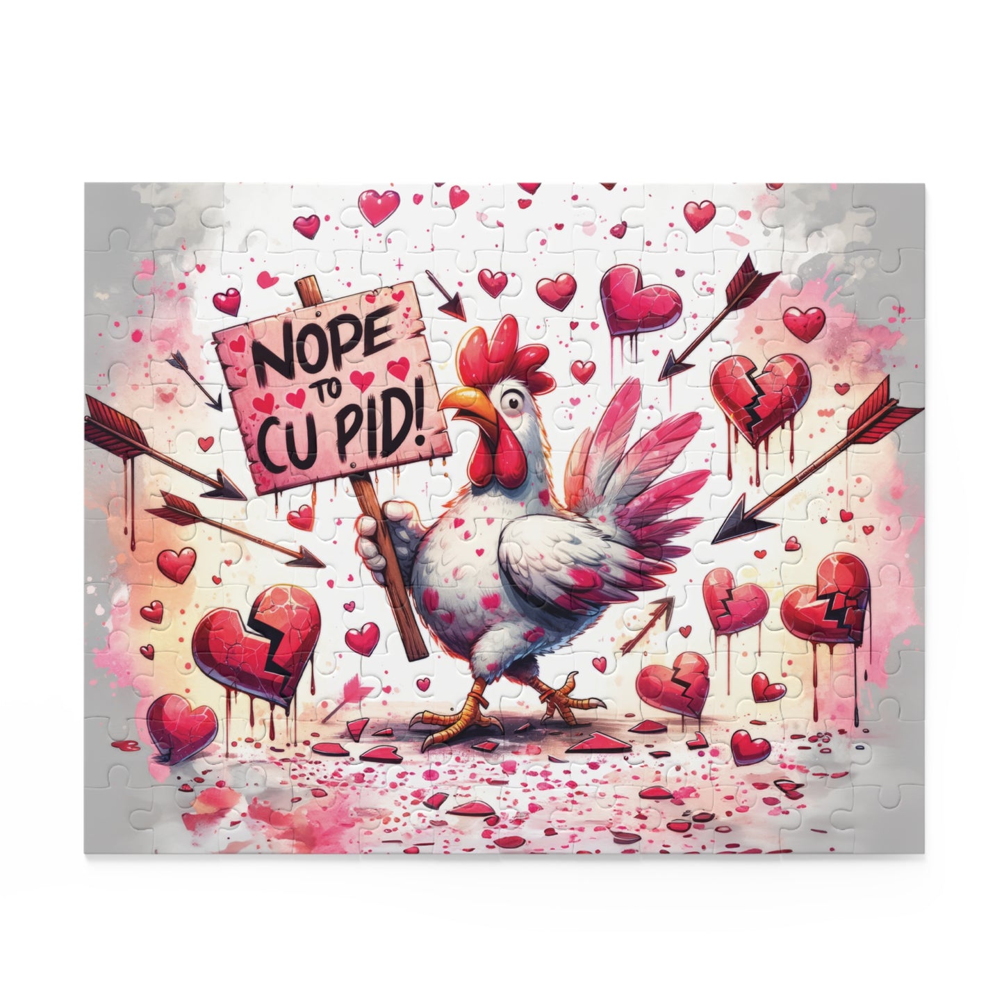 Personalised/Non-Personalised Puzzle, Chicken/Rooster (120, 252, 500-Piece)