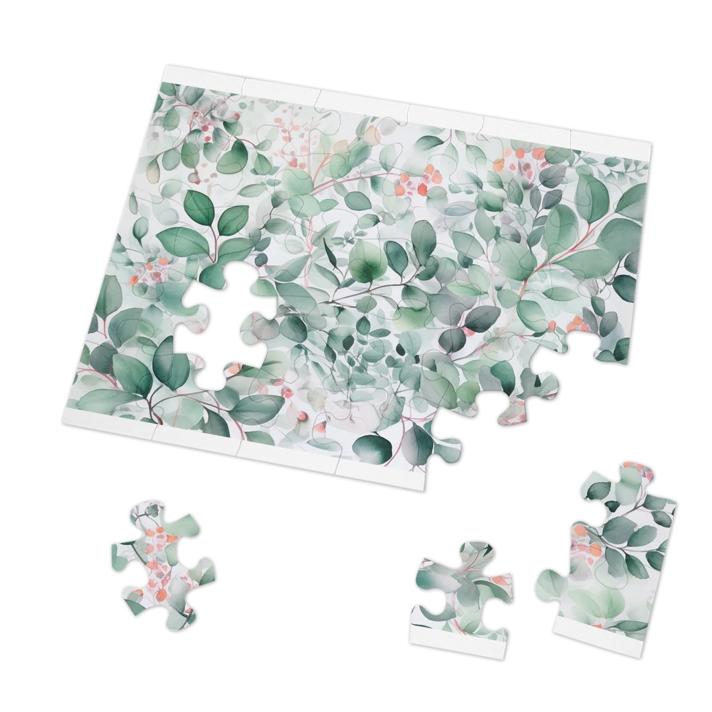 Jigsaw Puzzle, Eucalyptus Leaves, Personalised/Non-Personalised (30, 110, 252, 500,1000-Piece)