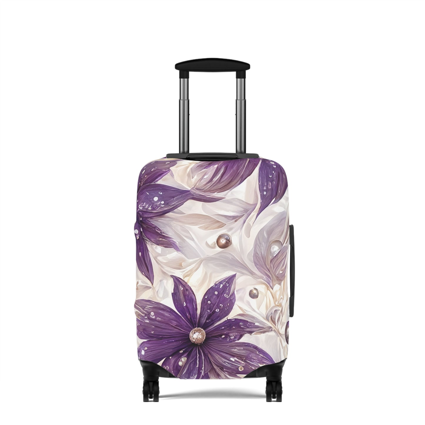 Luggage Cover, Purple Floral