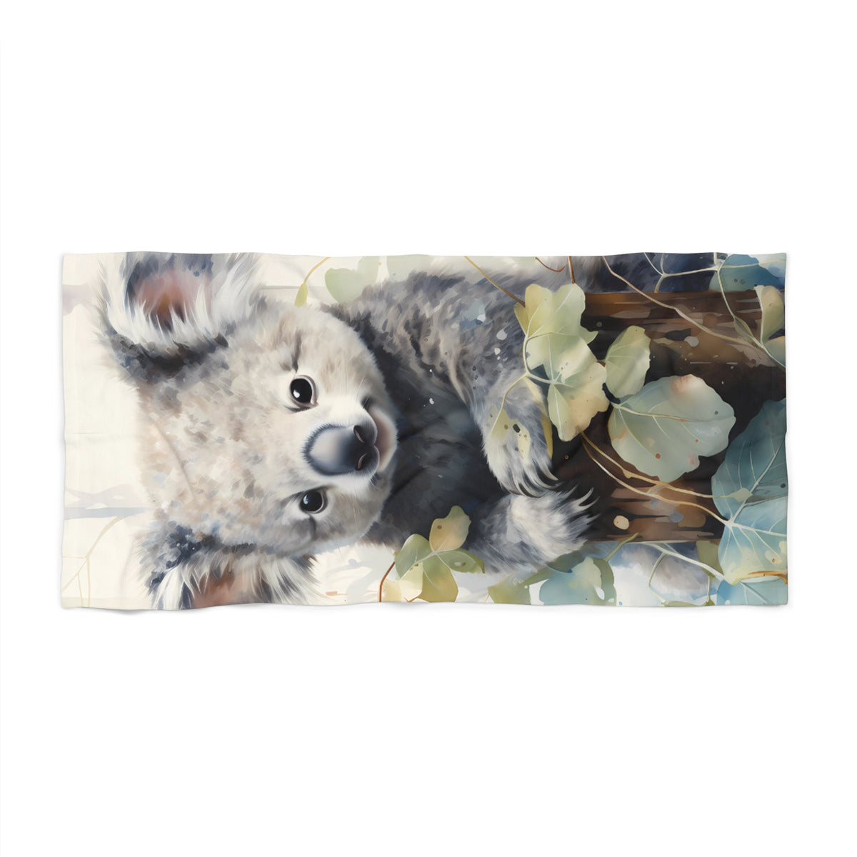 Beach Towel, Australian Animals, Koala, Polycotton Towel, 2 sizes Available