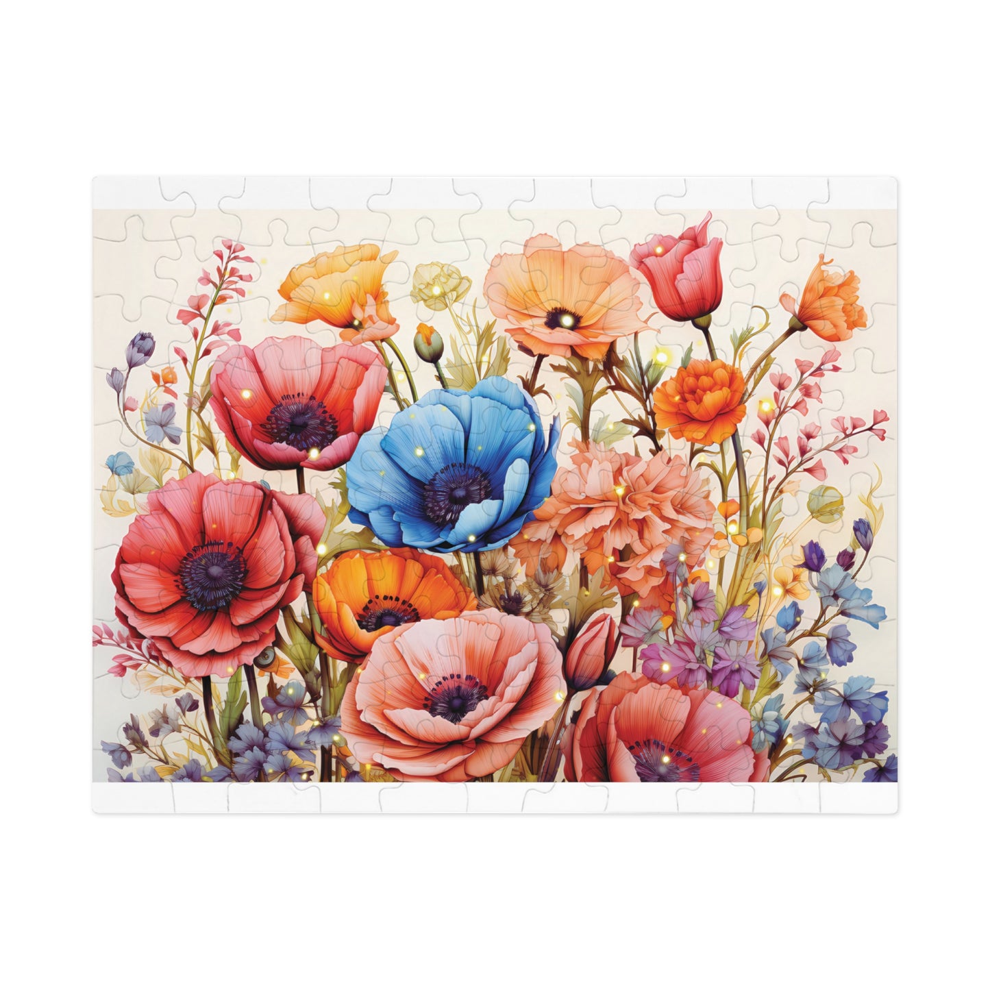 Jigsaw Puzzle, Floral, Personalised/Non-Personalised (30, 110, 252, 500,1000-Piece)