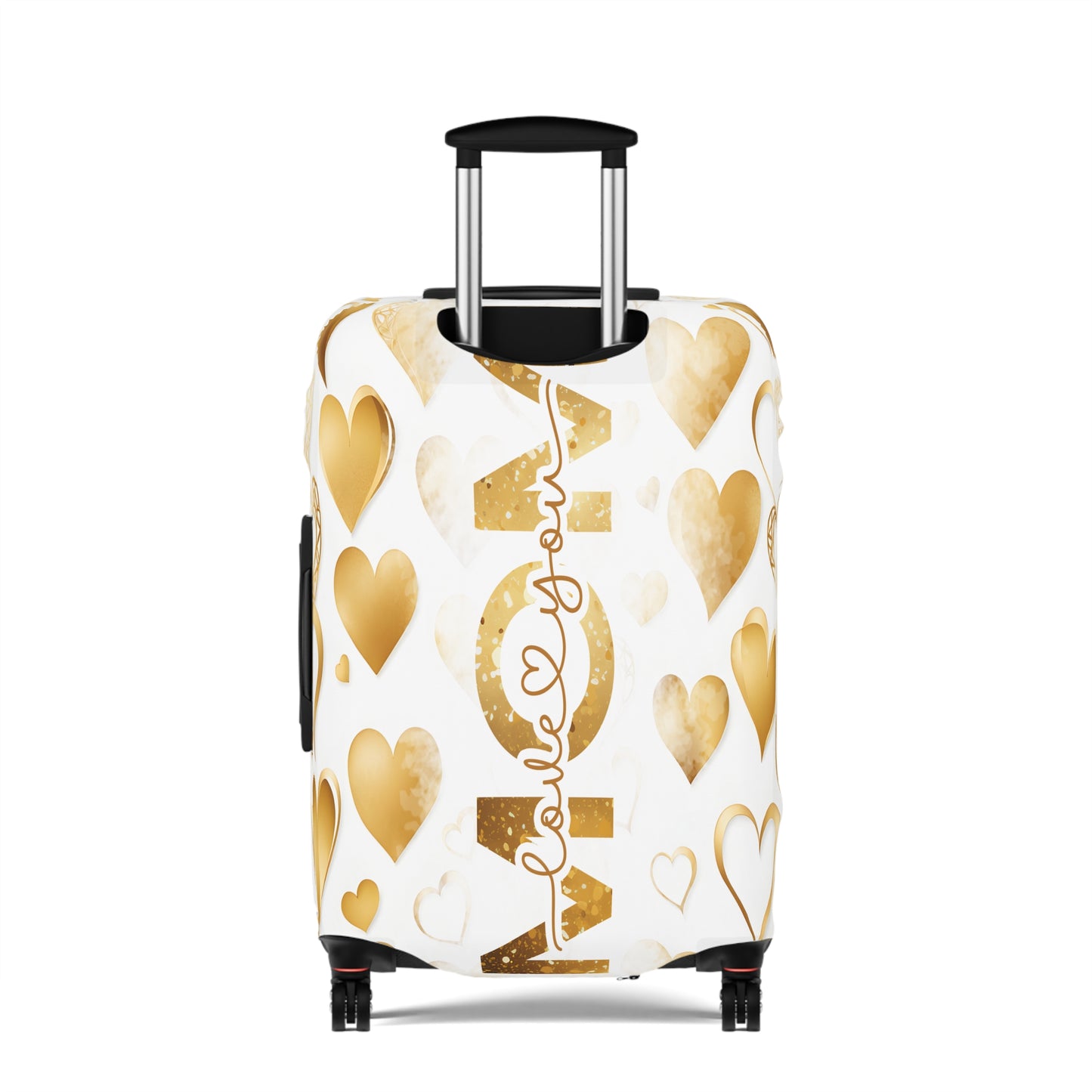 Luggage Cover, Mom, Hearts, awd-1442