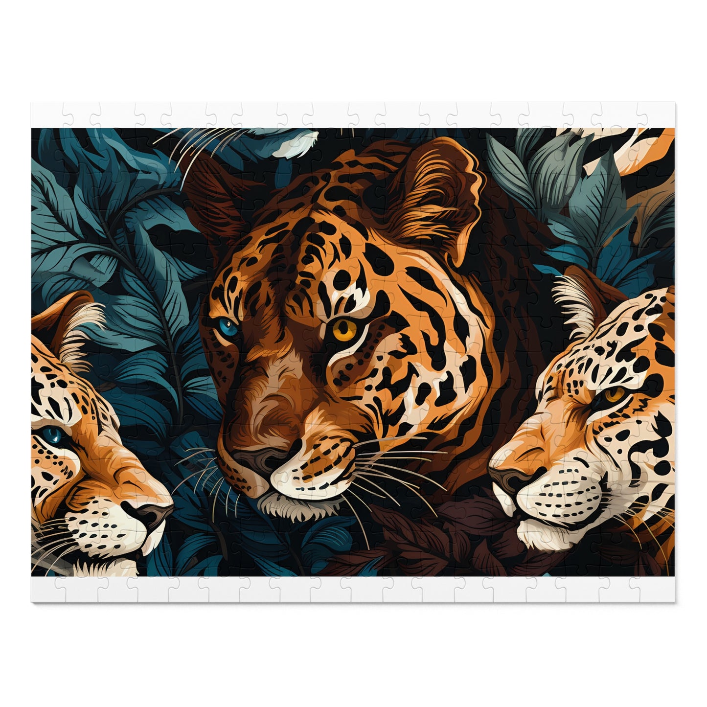 Jigsaw Puzzle, Leopard, Personalised/Non-Personalised (30, 110, 252, 500,1000-Piece)