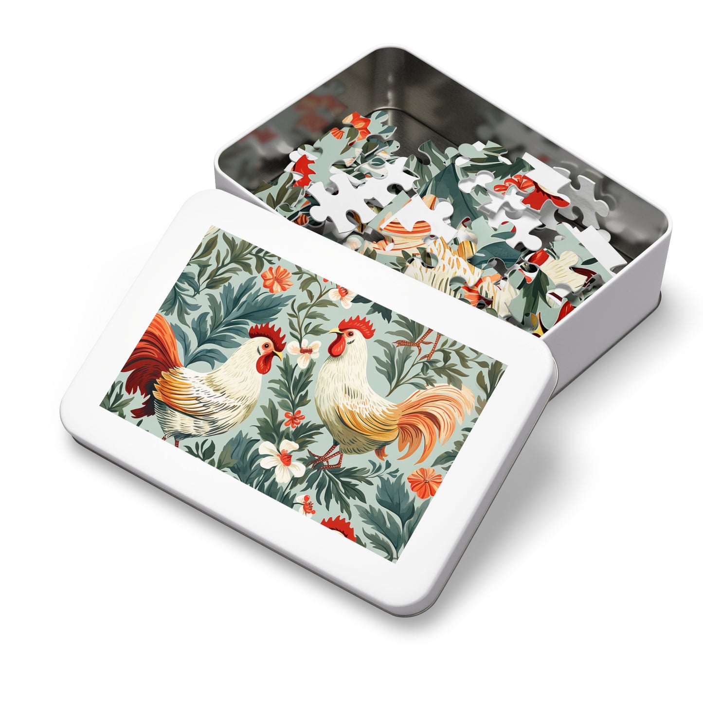 Jigsaw Puzzle, Chicken/Rooster, Personalised/Non-Personalised (30, 110, 252, 500,1000-Piece)