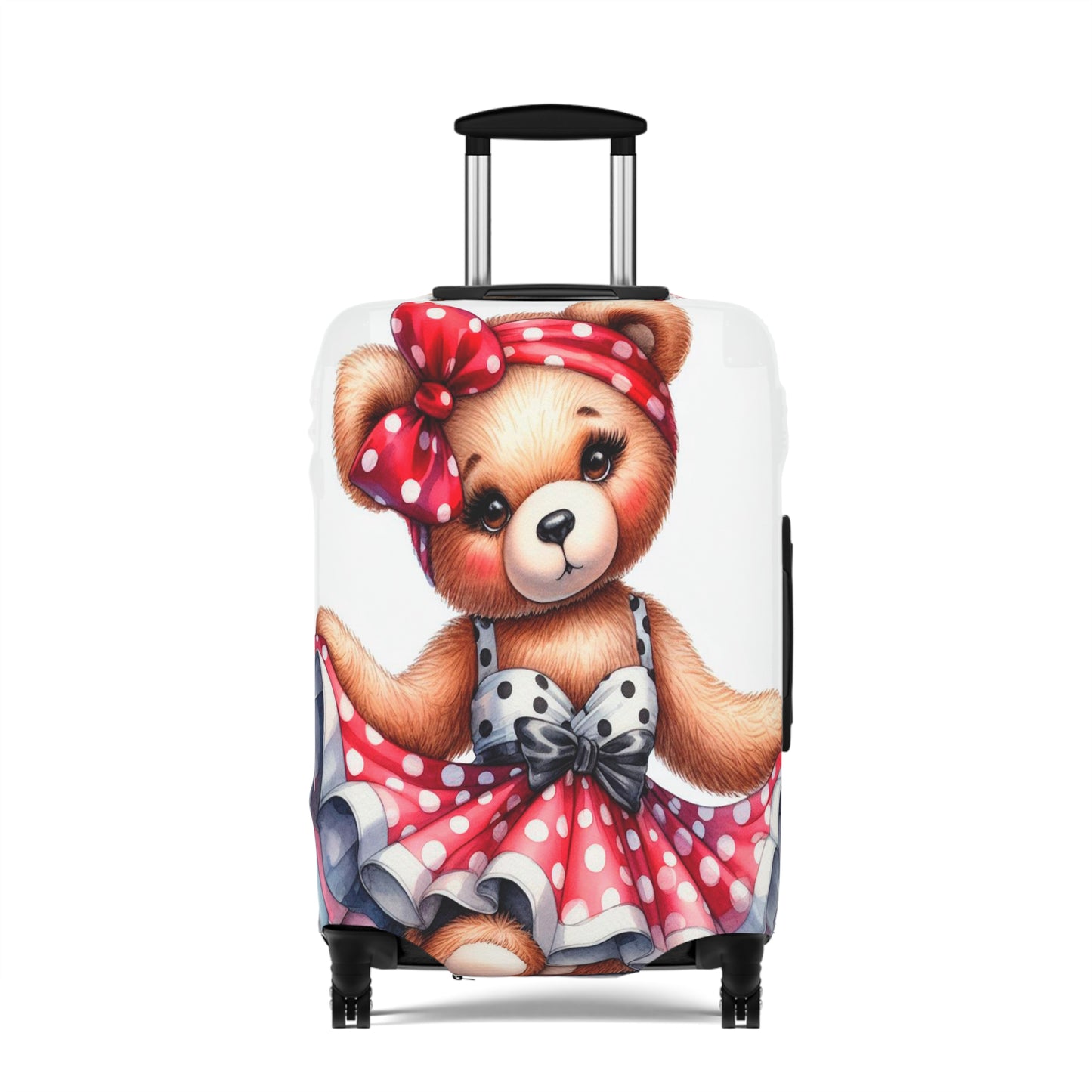 Luggage Cover, Rockabilly, Teddy Bear, awd-3031