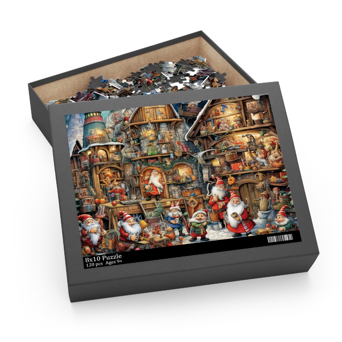 Personalised/Non-Personalised Puzzle, Christmas (120, 252, 500-Piece)