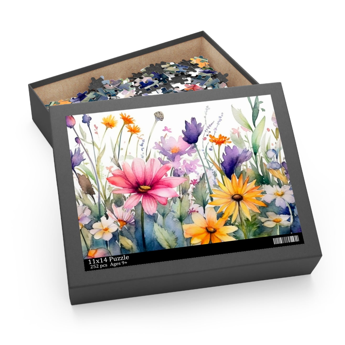 Personalised/Non-Personalised Puzzle, Floral (120, 252, 500-Piece)