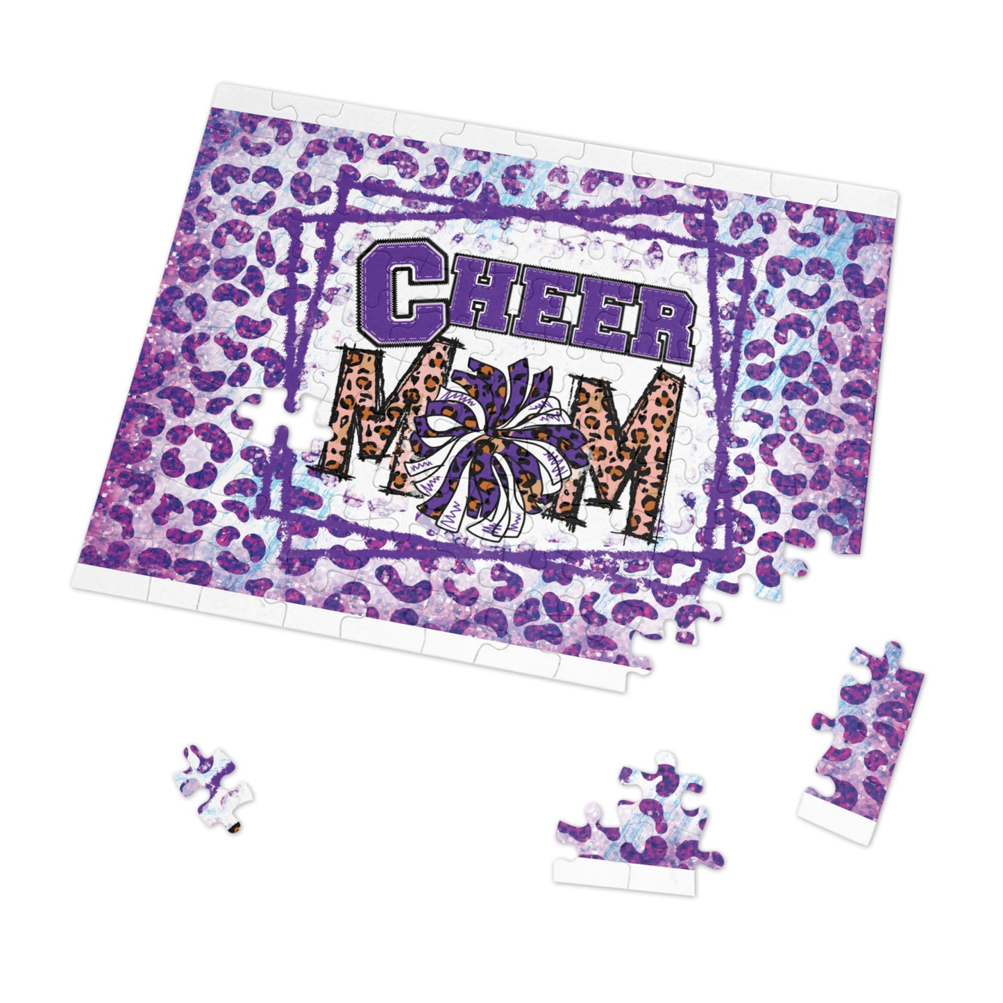 Jigsaw Puzzle, Cheer Mom, Personalised/Non-Personalised (30, 110, 252, 500,1000-Piece)