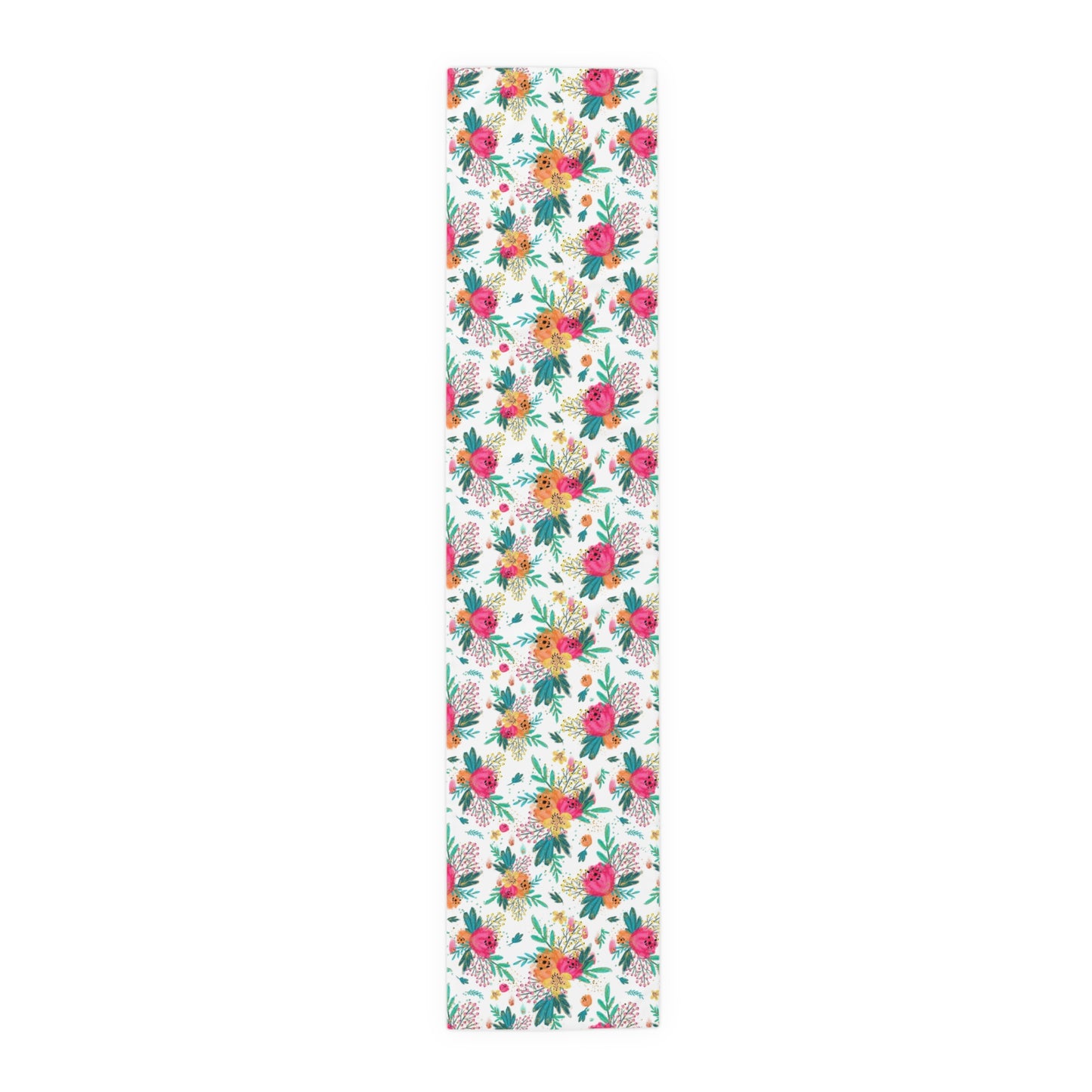 Australian Floral Table Runner, Cotton Twill and Poly Available