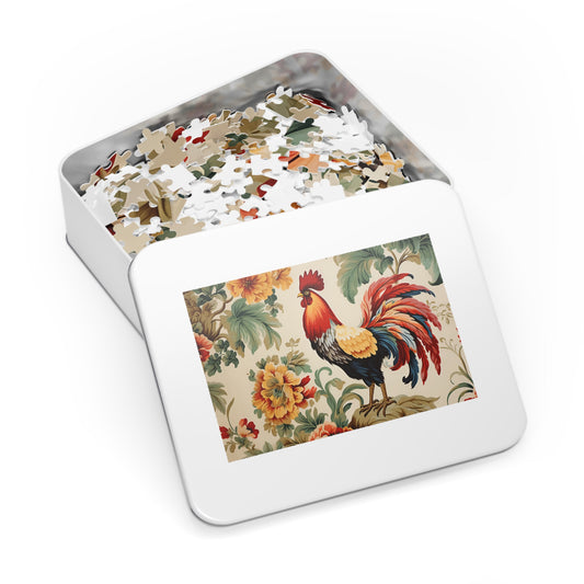 Jigsaw Puzzle, Chicken/Rooster, Personalised/Non-Personalised (30, 110, 252, 500,1000-Piece)