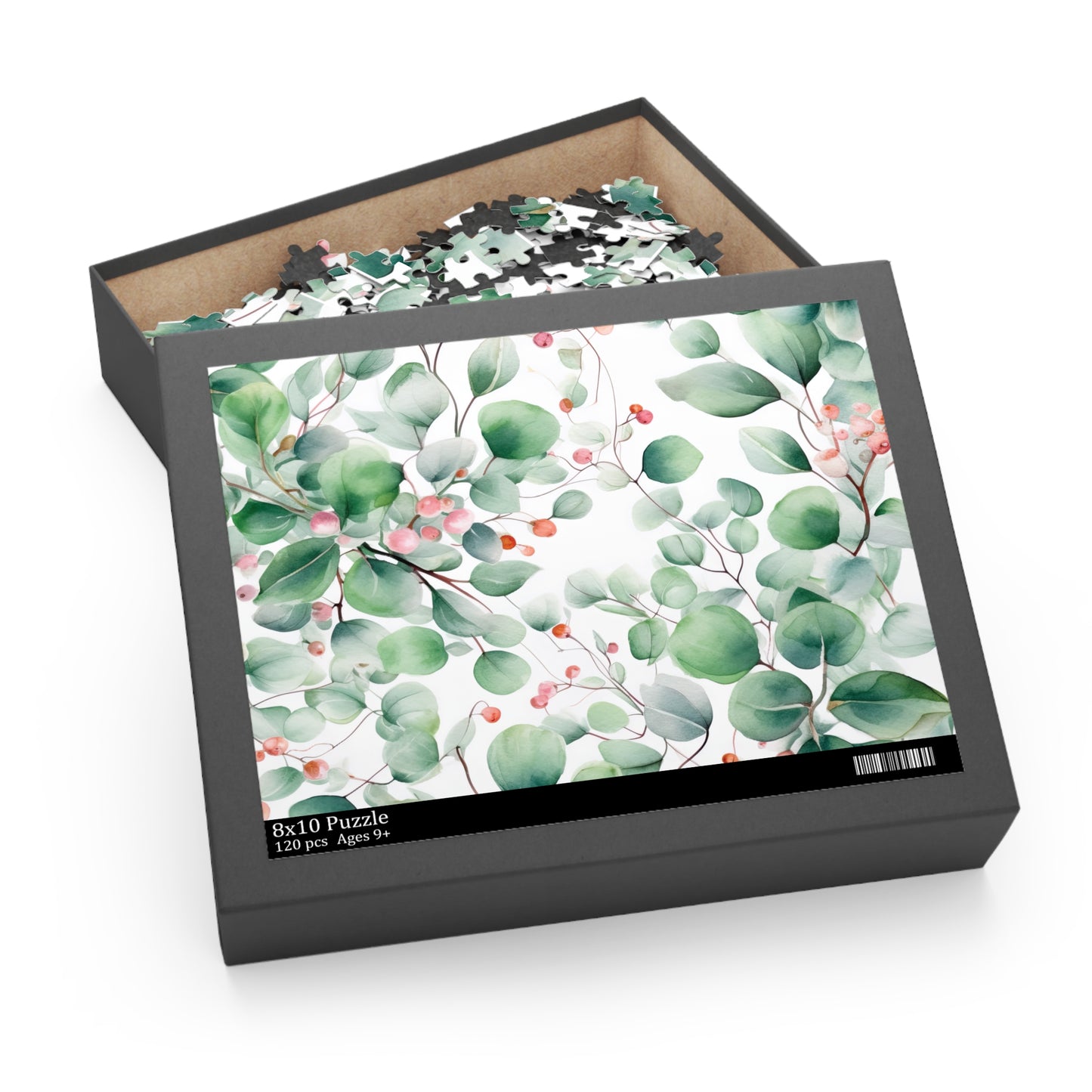 Personalised/Non-Personalised Puzzle, Eucalyptus Leaves (120, 252, 500-Piece)