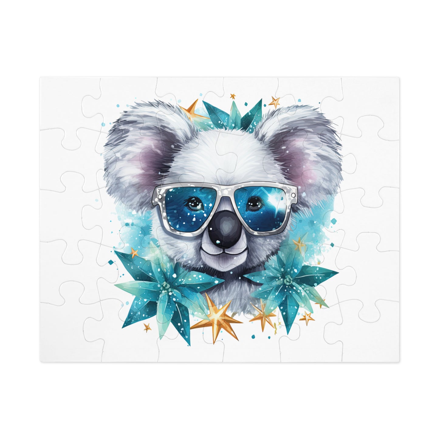 Jigsaw Puzzle in Tin, Australian Animals, Koala, Personalised/Non-Personalised, awd-510 (30, 110, 252, 500,1000-Piece)