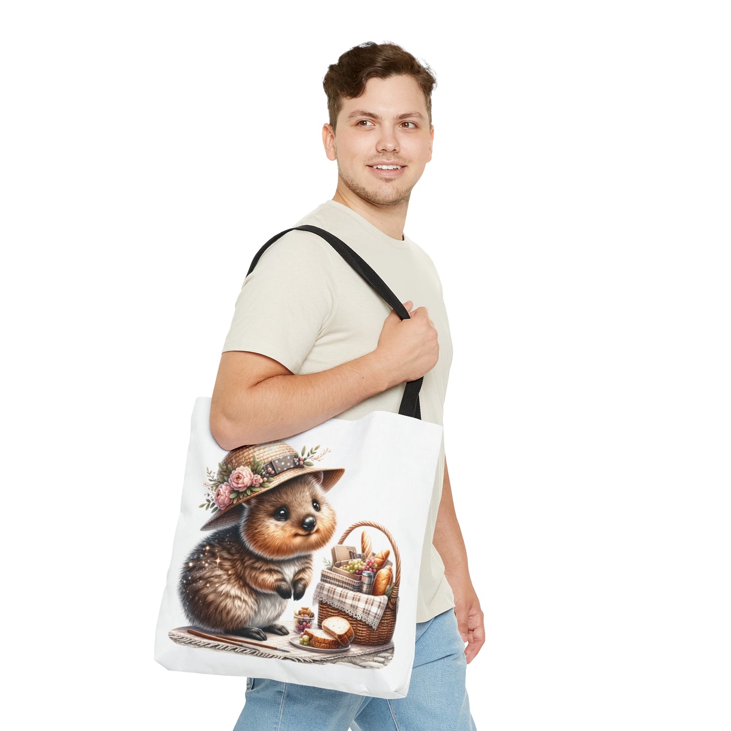 Tote Bag, Australian Animals, Quokka, Personalised/Non-Personalised Tote bag