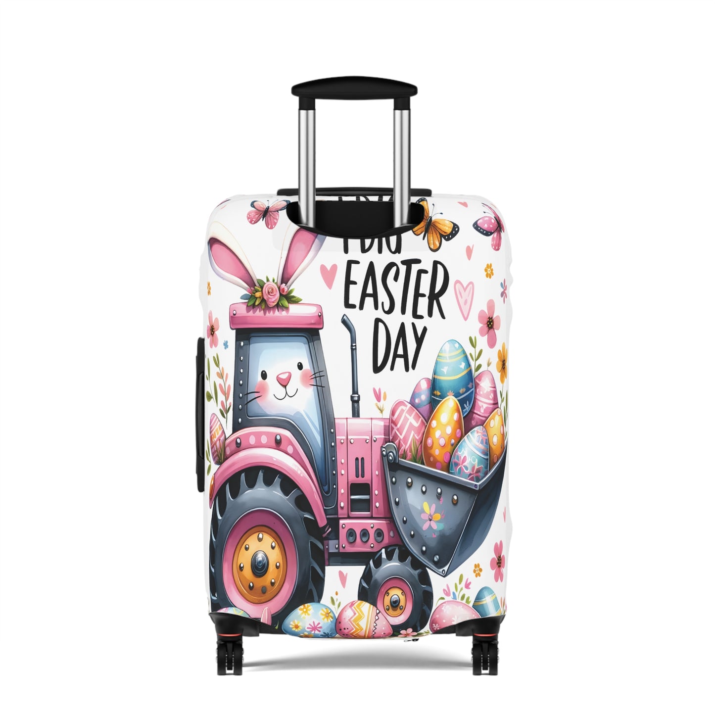 Luggage Cover, Easter, Bobcat, I dig Easter, awd-1073