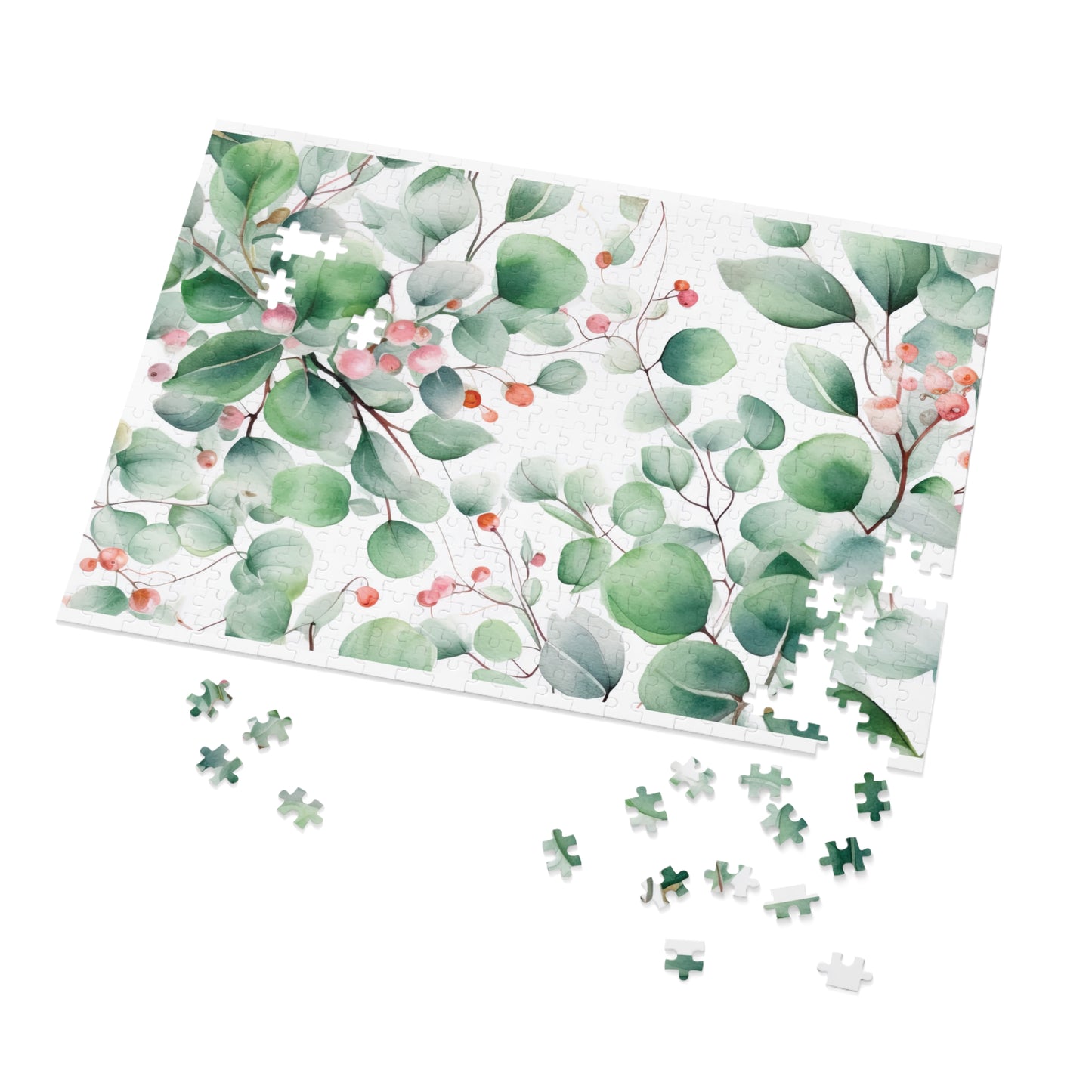 Jigsaw Puzzle, Eucalyptus Leaves, Personalised/Non-Personalised (30, 110, 252, 500,1000-Piece)