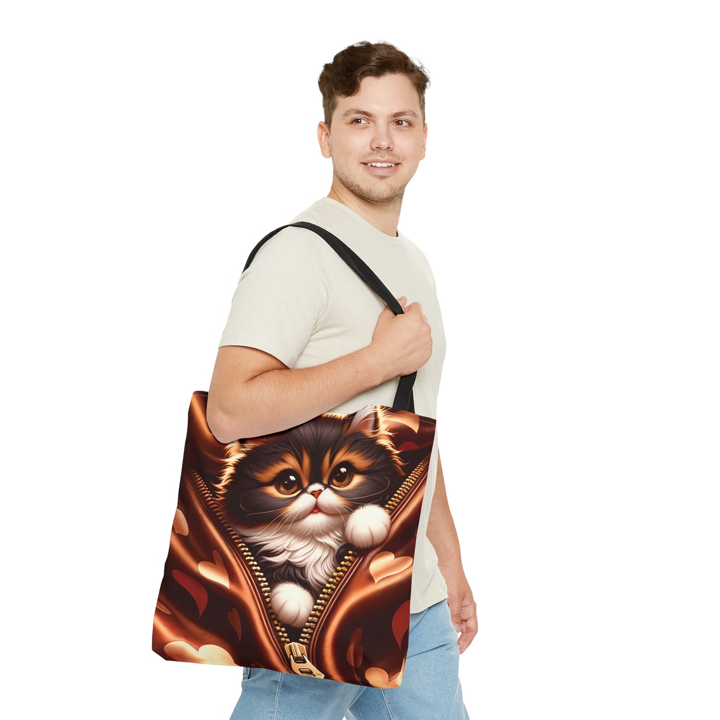 Tote Bag, Cat, Personalised/Non-Personalised Tote bag