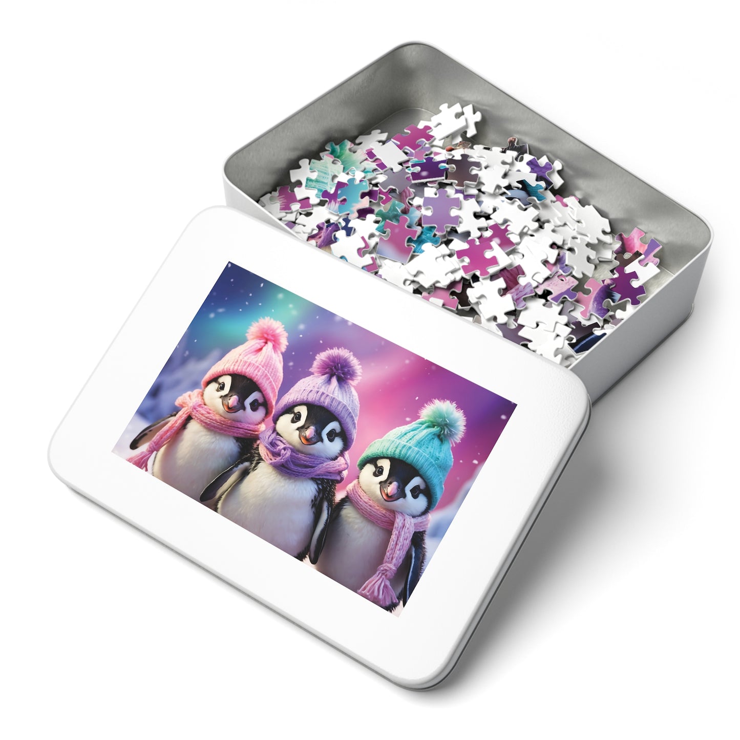 Jigsaw Puzzle, Penguin, Personalised/Non-Personalised (30, 110, 252, 500,1000-Piece)