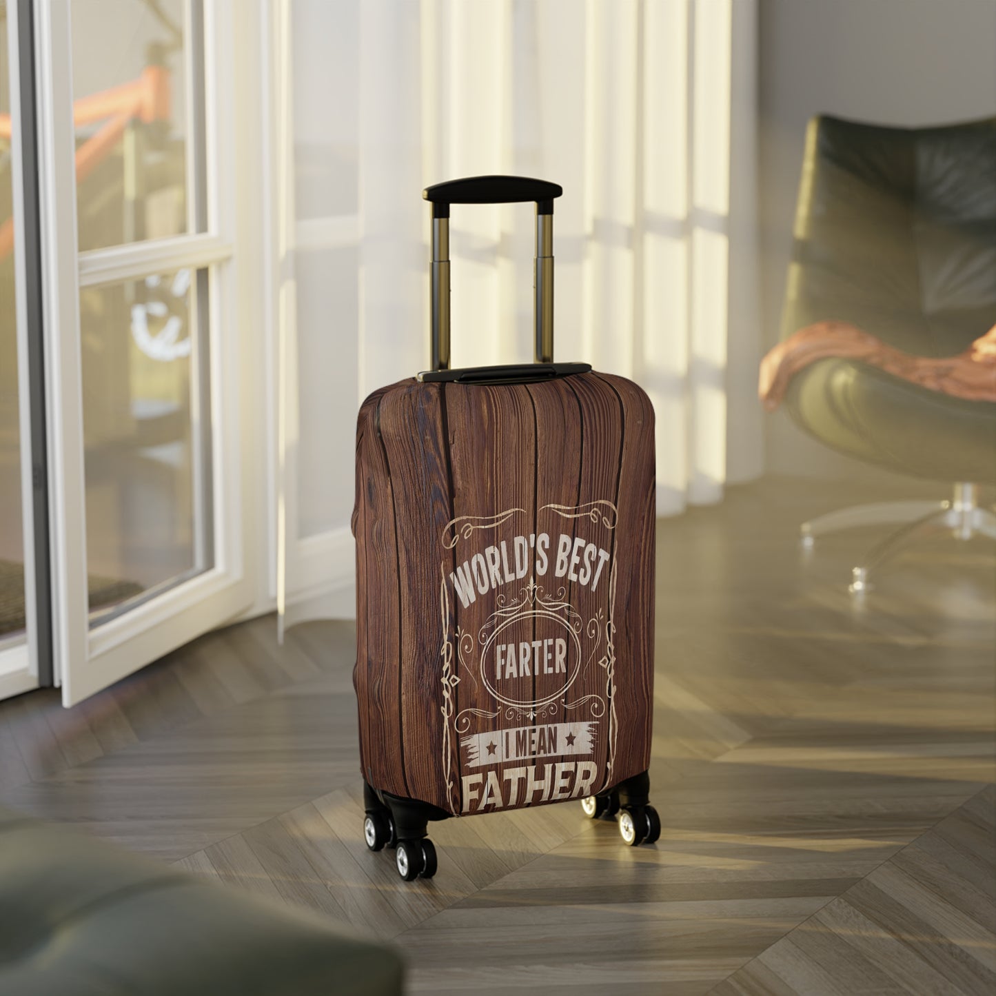 Luggage Cover, World's Best Father, awd-516