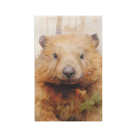 Microfiber Tea Towel, Australian Animals, Wombat