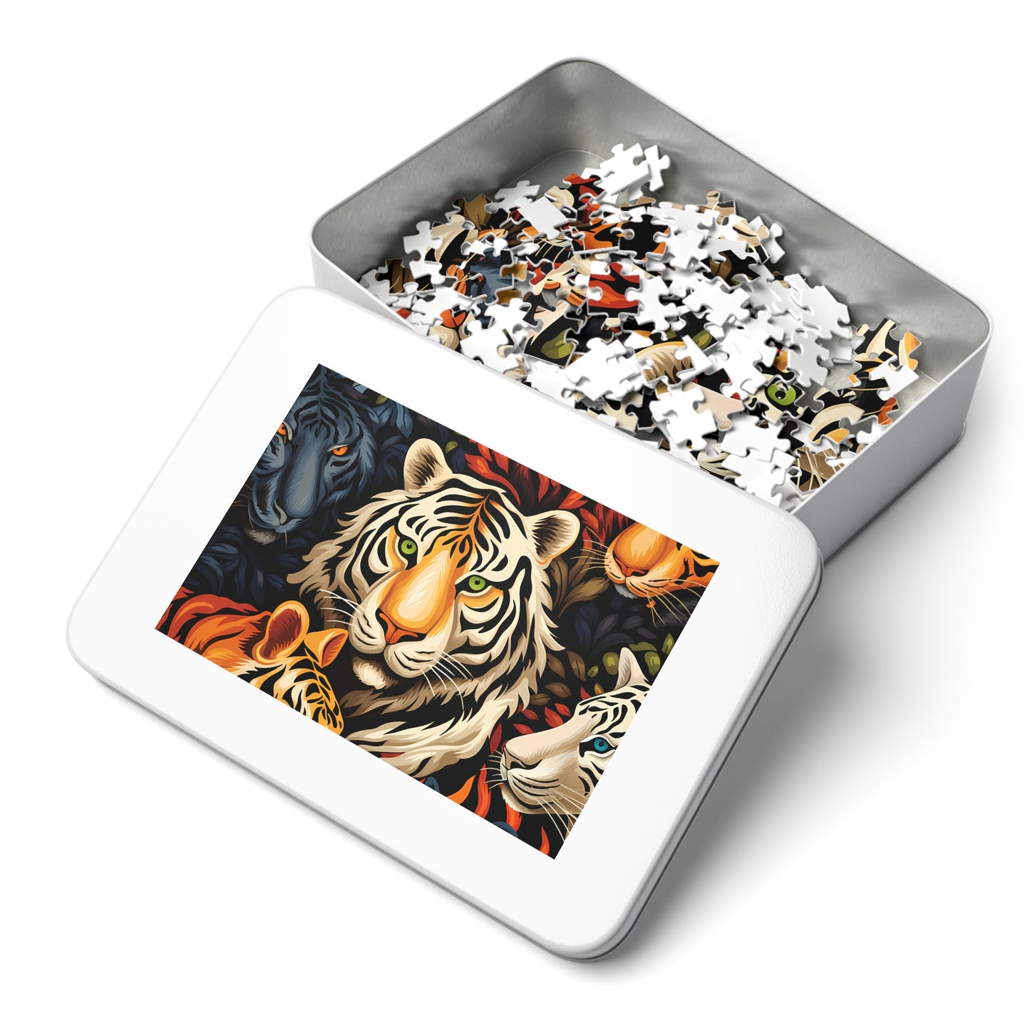 Jigsaw Puzzle, Lion, Personalised/Non-Personalised (30, 110, 252, 500,1000-Piece)