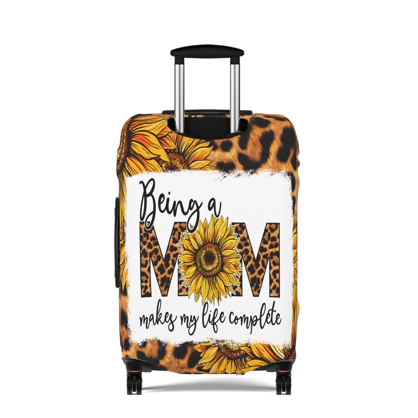 Luggage Cover, Sunflowers, Being a Mom makes my life complete, awd-1745